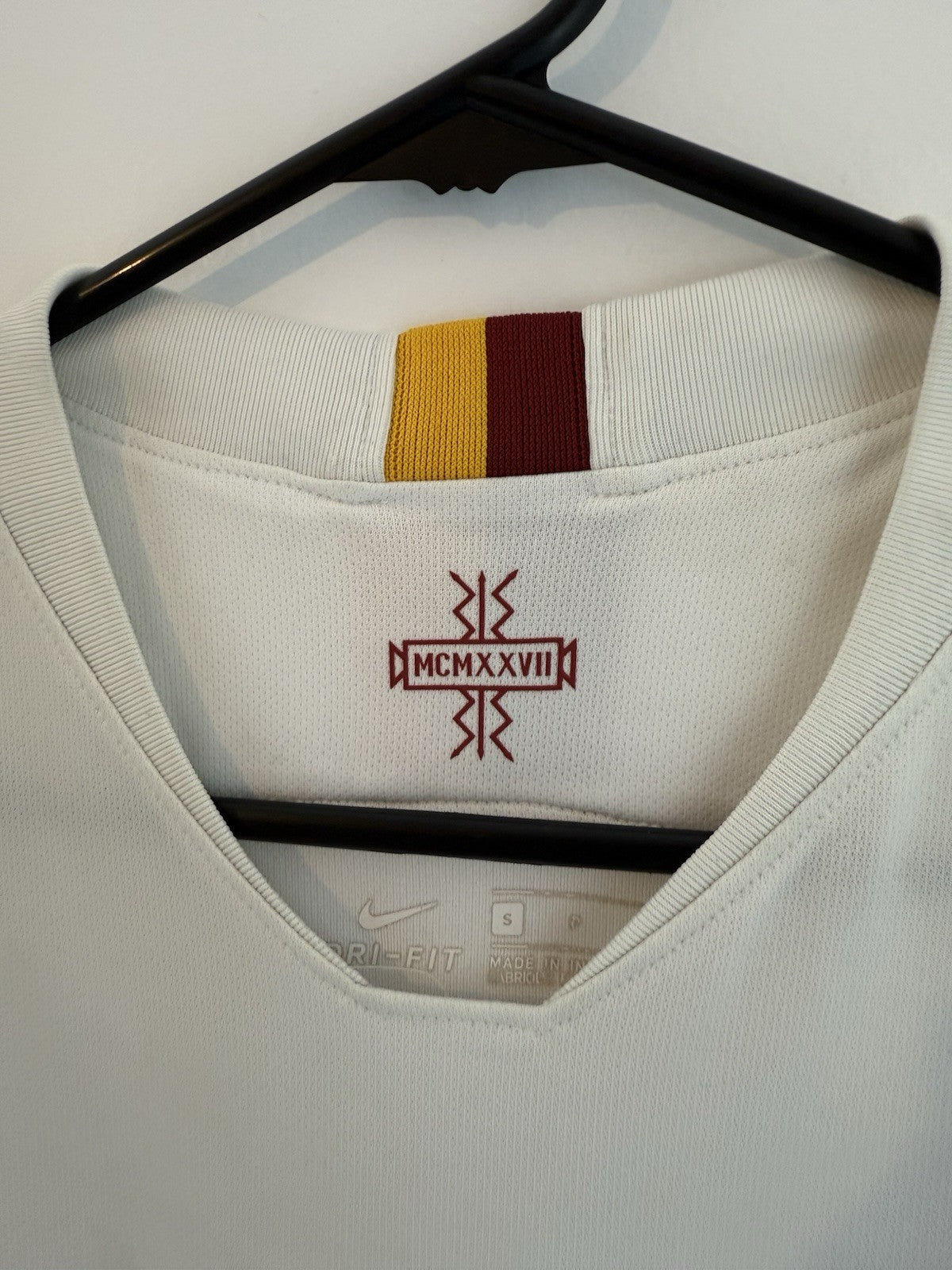 AS Roma Zaniolo #22 2019/20 Small Away Shirt Very Good Condition AJ5558-100