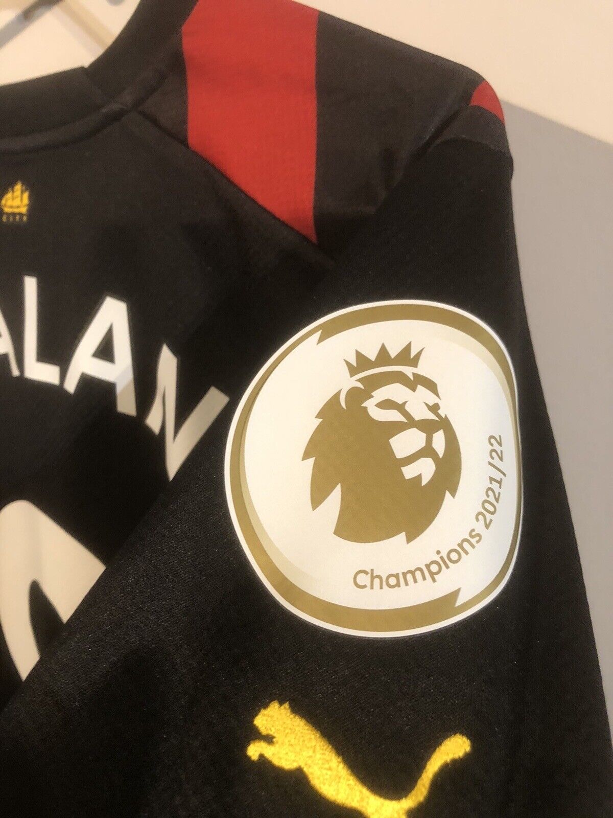 Haaland #9 Manchester City Treble 2022/23 Medium Away Shirt Excellent Condition