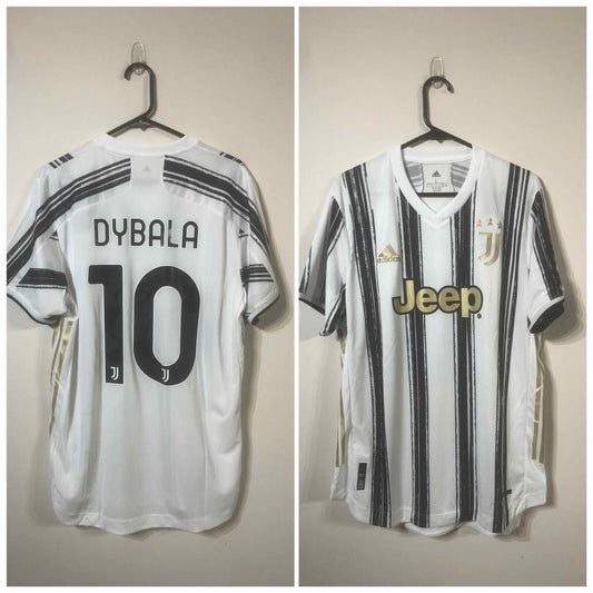 Dybala #10 Juventus 2020/21 Large Home Authentic Football Shirt Adidas BNWT