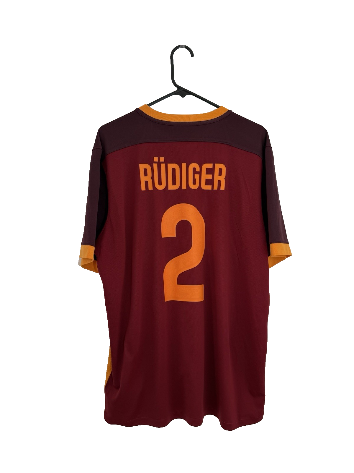 AS Roma Rudiger #2 2015/16 Home XL Shirt Excellent Condition 658924-678