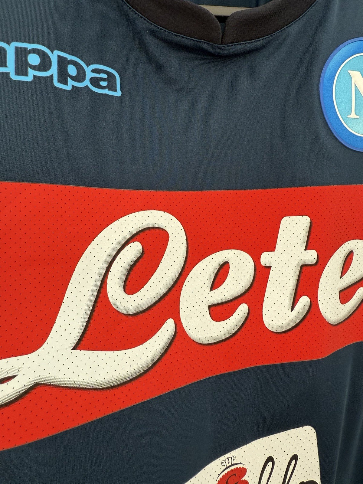 SSC Napoli Hamsik #17 2017/18 Medium 3rd Kappa Slim Shirt Excellent Condition
