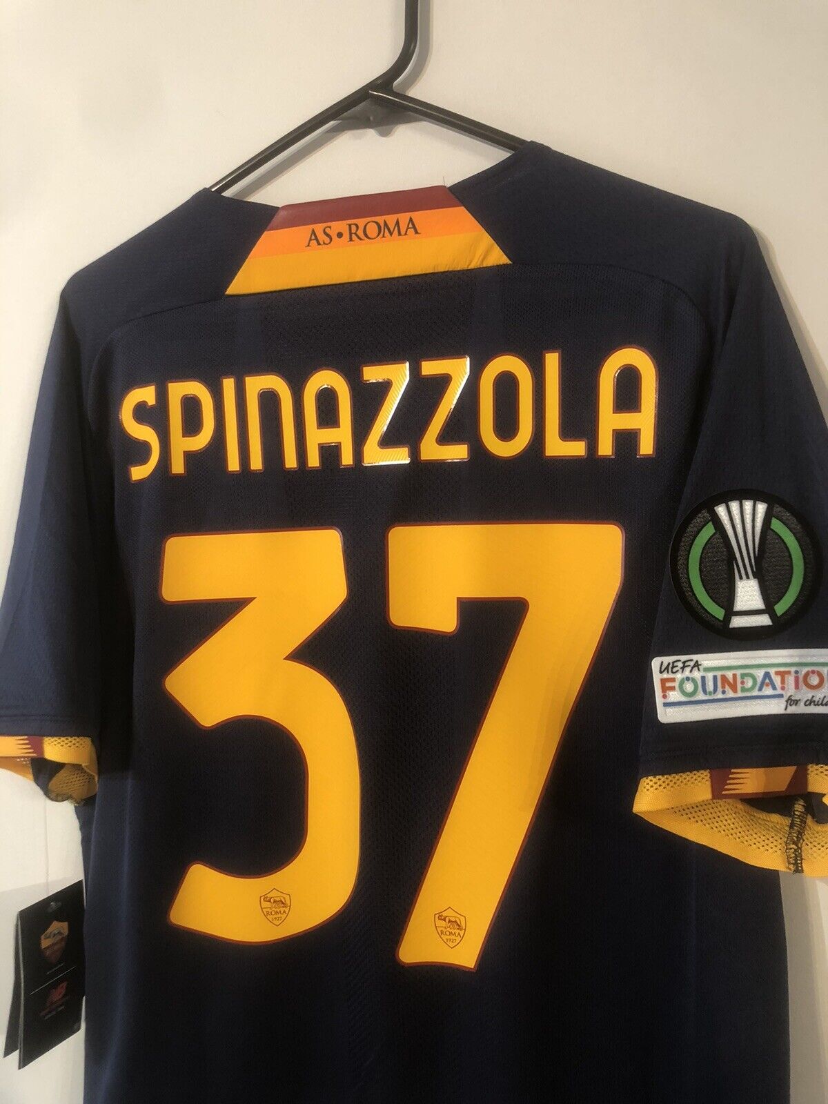 Spinazzola #37 AS Roma 4th 2021/22 Large Football Shirt New Balance BNWT