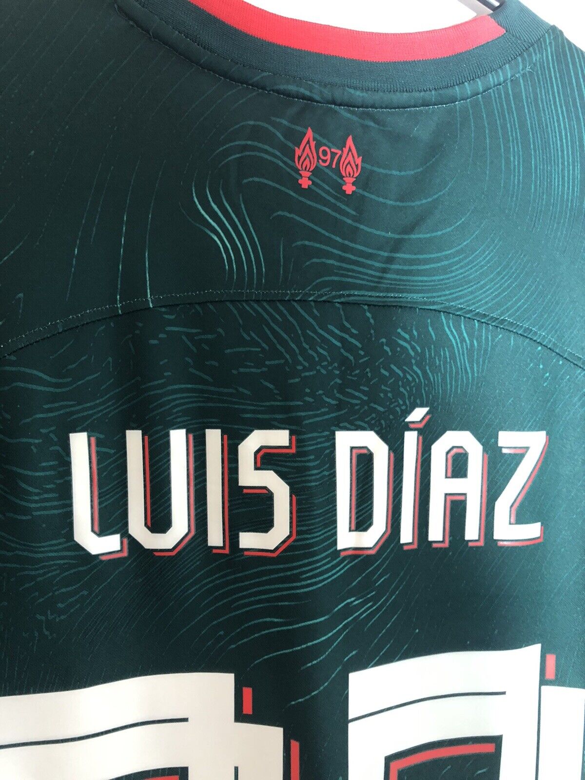 Luis Diaz 23 Liverpool Small 2022 23 3rd Shirt Excellent Condition Dm1835 377