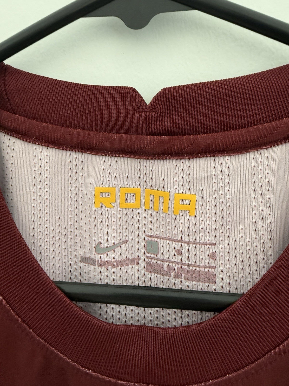 AS Roma 2020/21 Large Home Vaporknit Shirt Excellent Condition CD4192-614