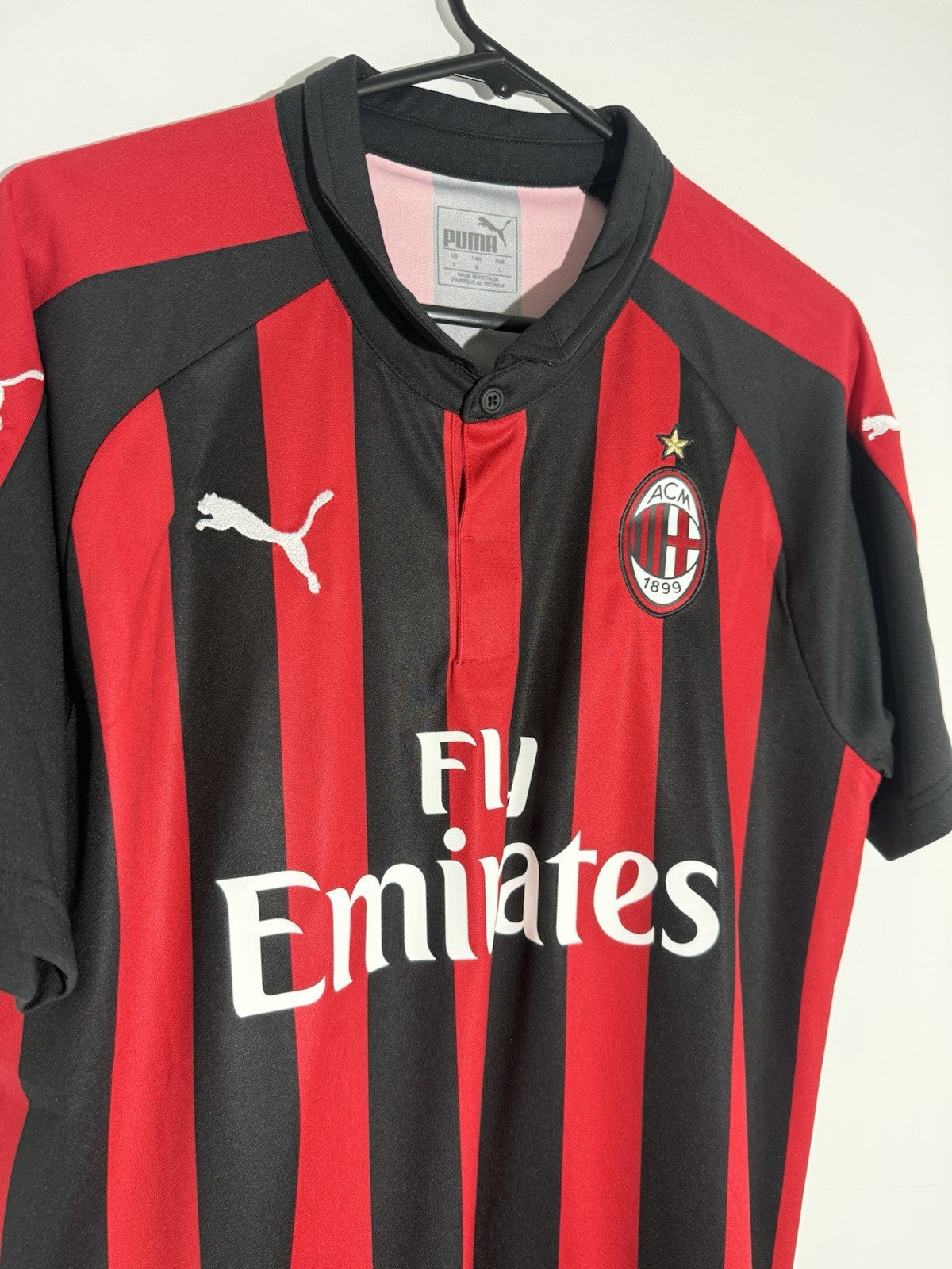 AC Milan Romagnoli #13 2018/19 Large Home Shirt Puma BNWT 754419-06