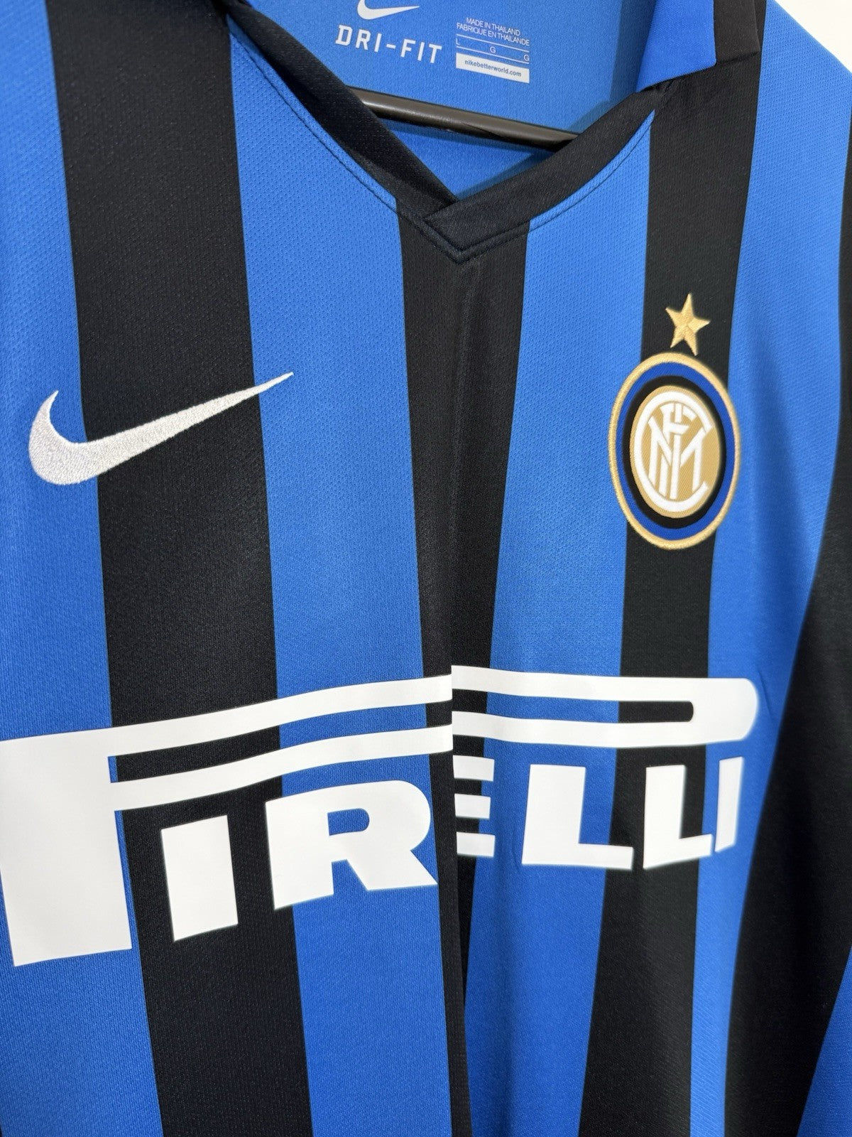 Inter Milan Telles #12 2015/16 Large Home Shirt Nike BNWT 658832-011