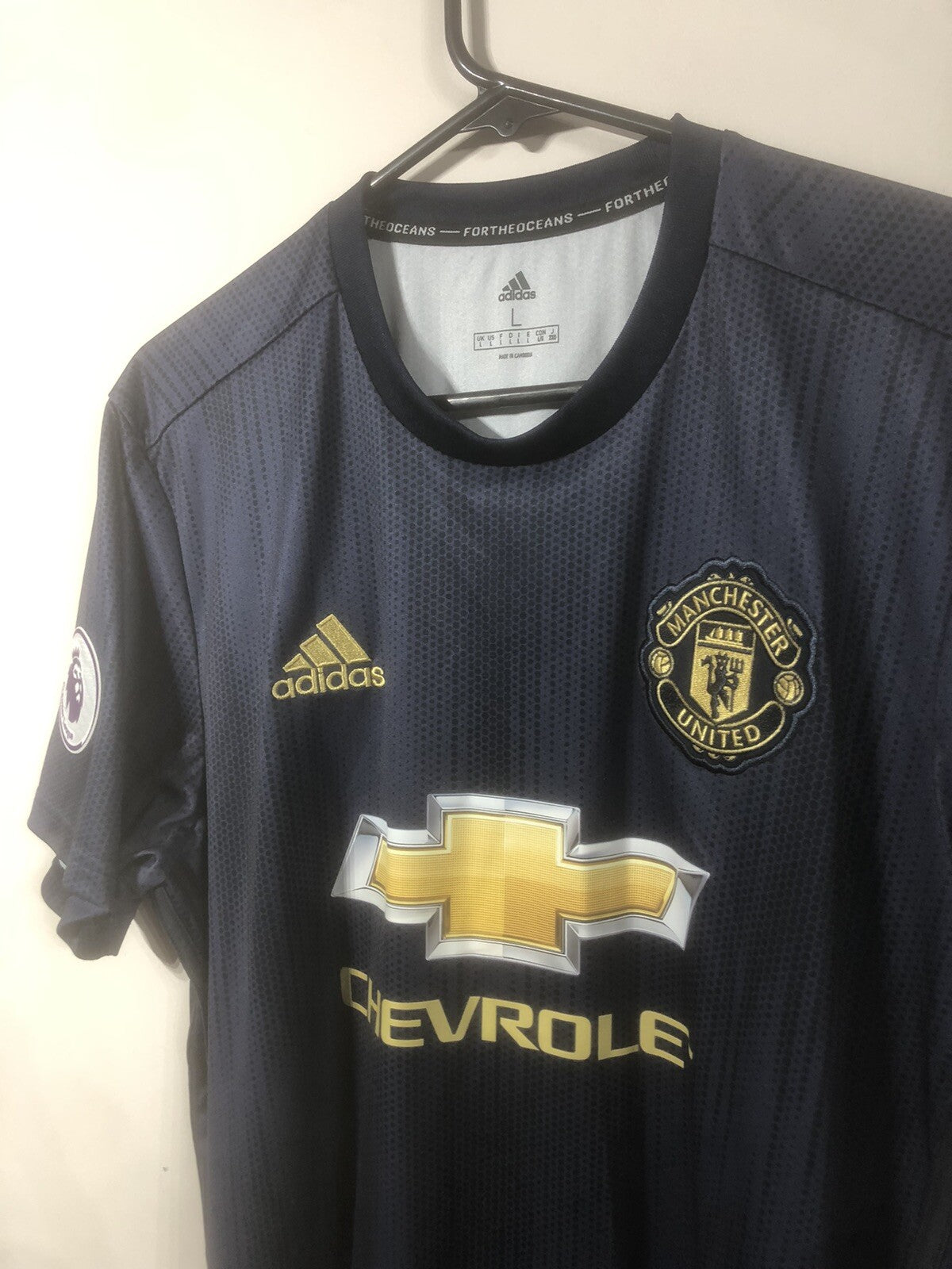 Manchester United Lindelof #2 2018/19 3rd Large Excellent Condition DP6022
