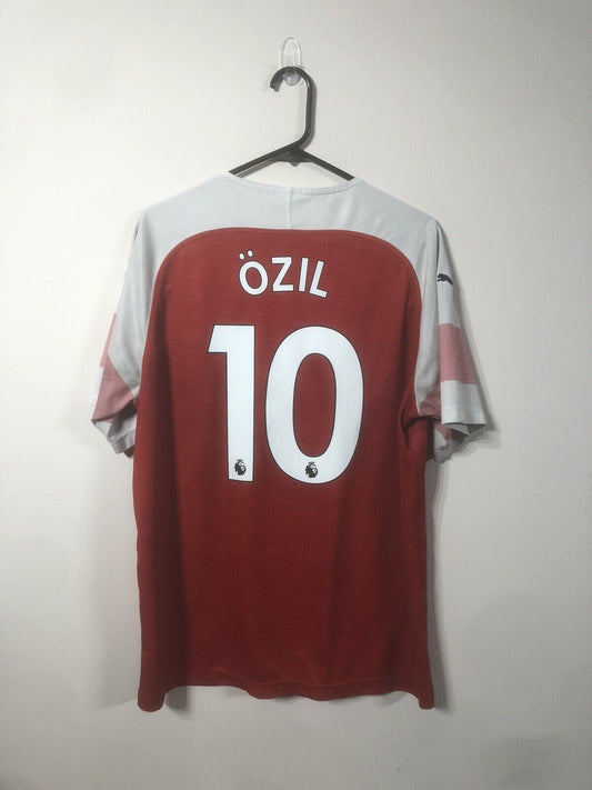 Ozil #10 Arsenal 2018/19 XL Home Football Shirt Puma Good Condition 753209-12