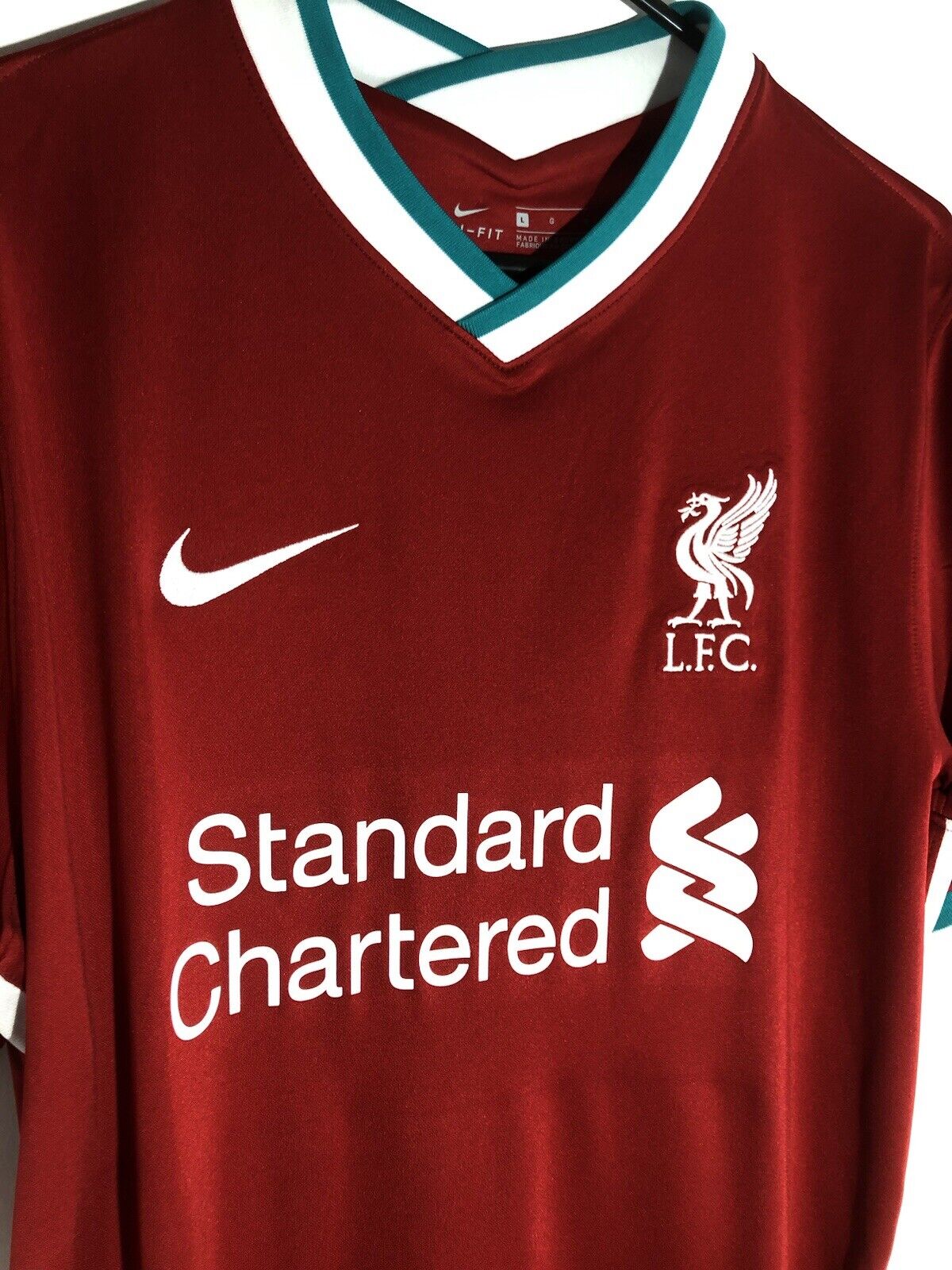 Virgil 4 Liverpool Large 2020 21 Home Shirt Nike Excellent Condition Cz2636 687