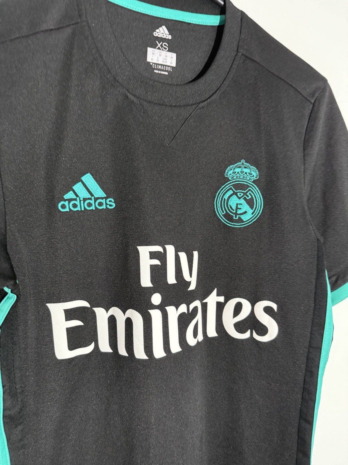Real Madrid Bale #11 2017/18 Away XS Shirt Adidas Excellent Condition