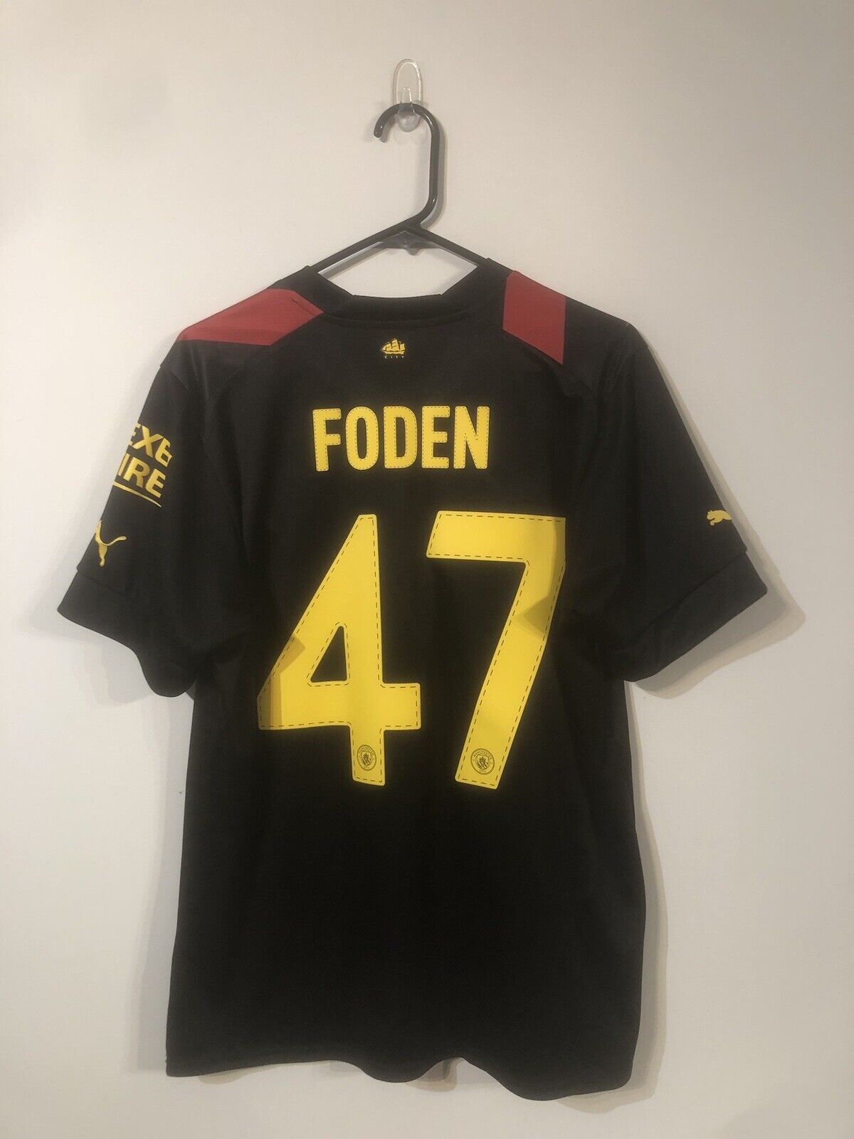 Foden #47 Manchester City Treble 2022/23 Large Away Shirt Excellent Condition