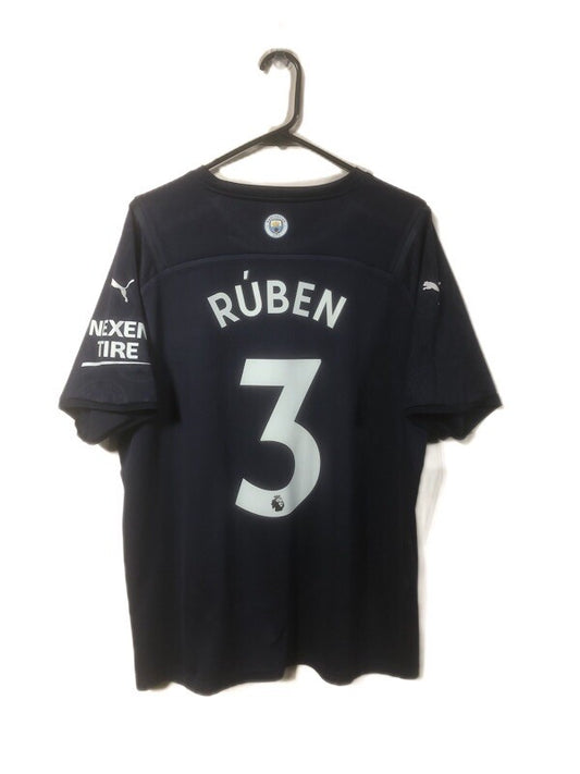 Manchester City Ruben #3 2021/22 XL 3rd Shirt Puma Excellent Condition 759219-03