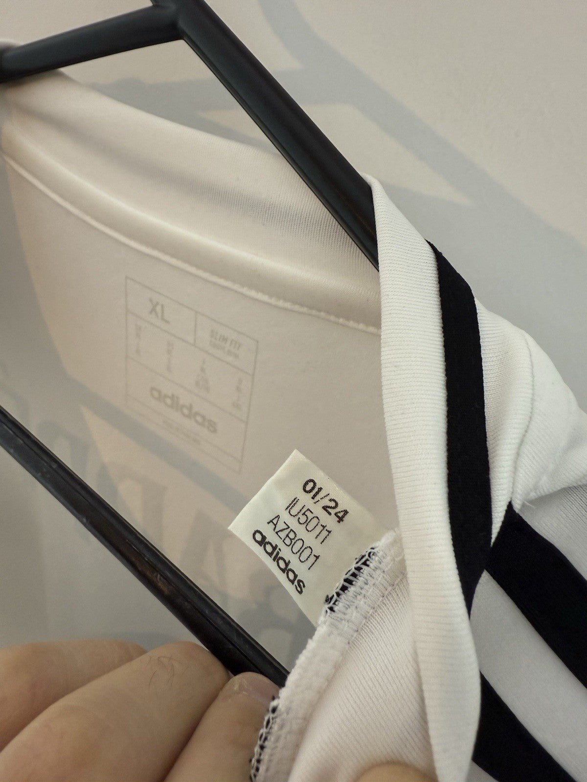 Real Madrid Mbappe #9 2024/25 XL Home Shirt Excellent Condition IU5011