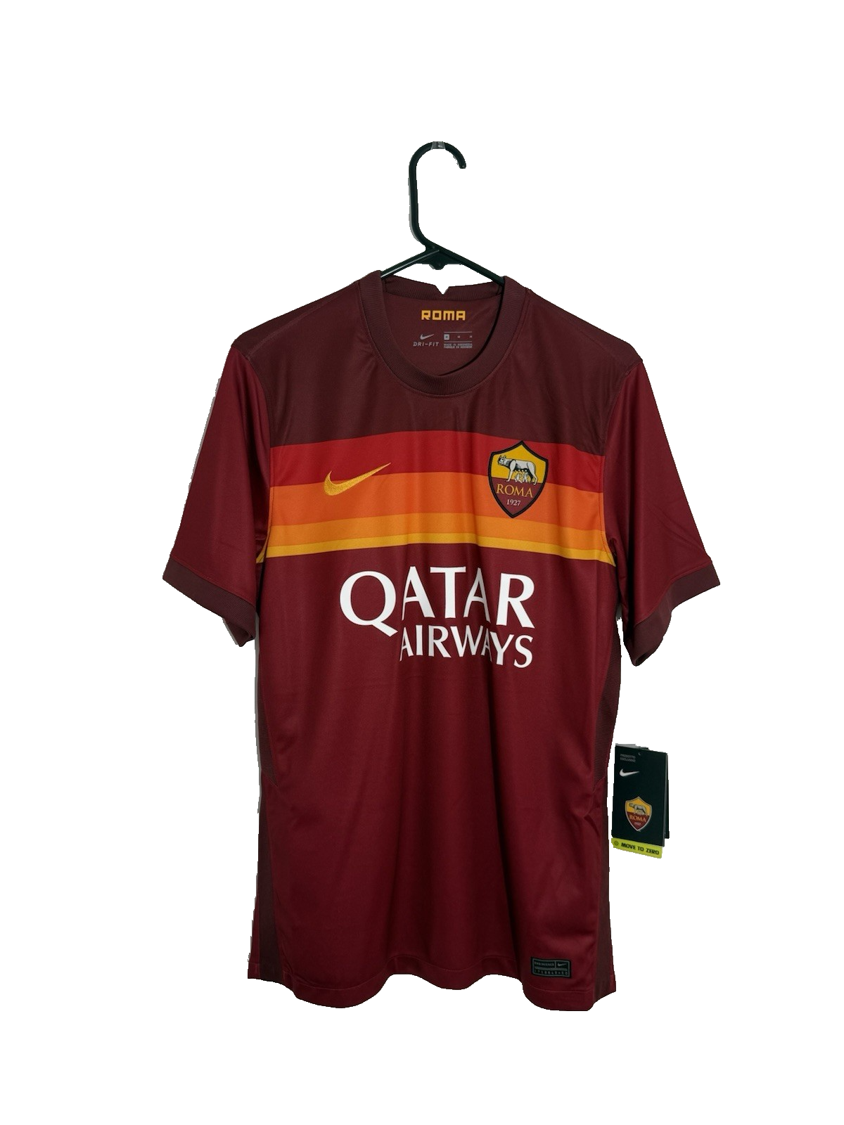 AS Roma Pellegrini #7 2020/21 Medium Home Shirt Nike BNWT CD4248-614