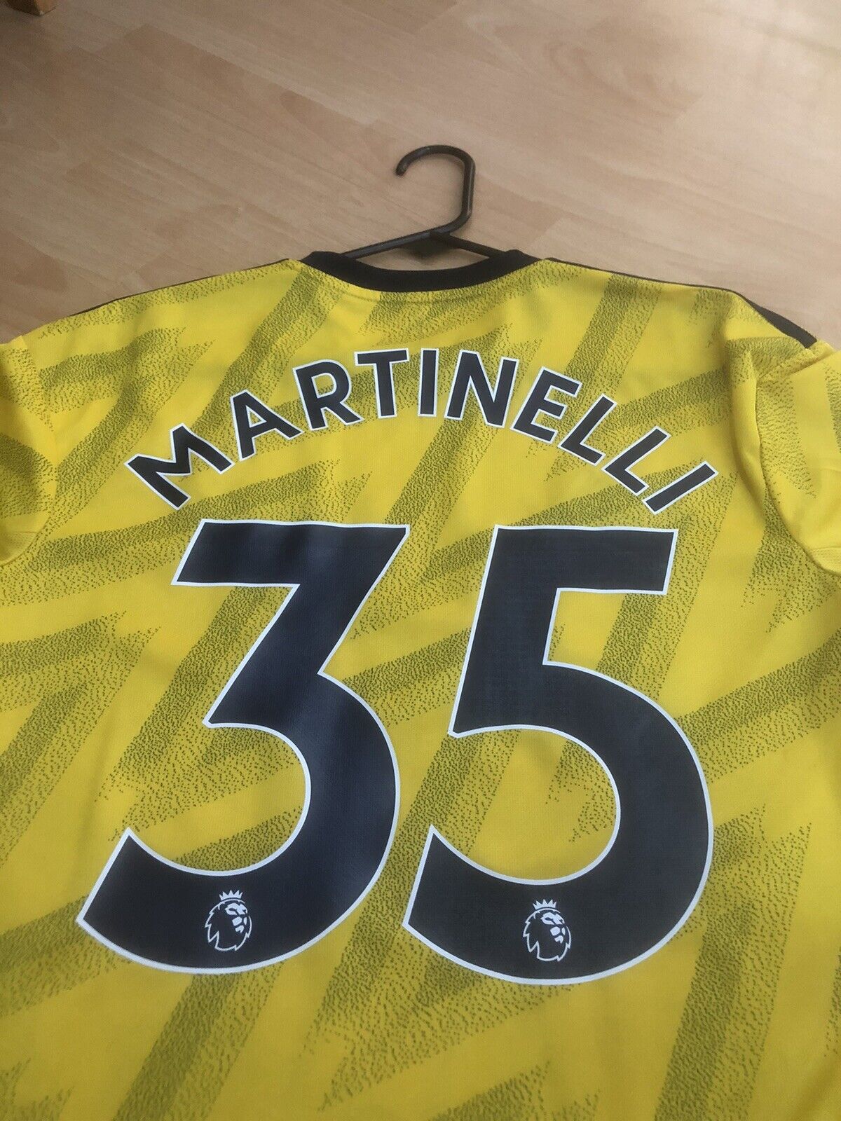 Martinelli #35 Arsenal 2019/20 Small Away Shirt Excellent Condition EH5635