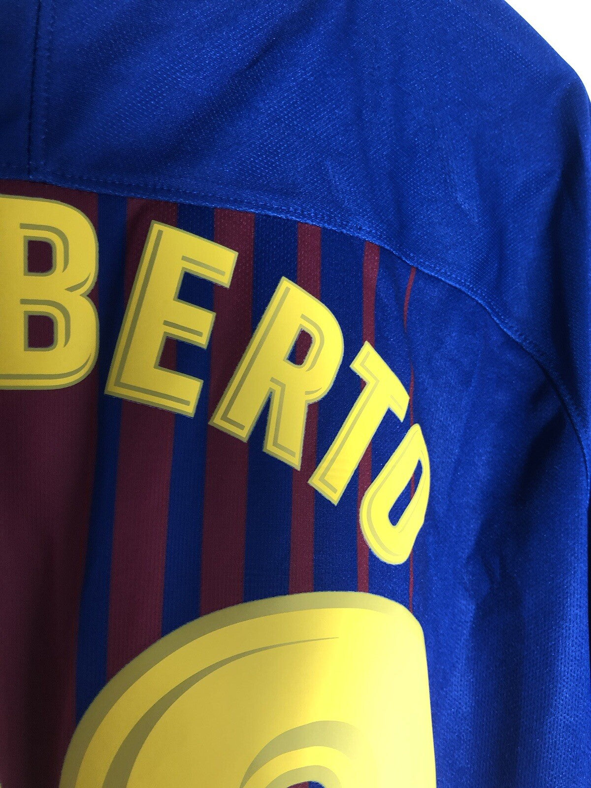 Barcelona S. Roberto #20 2017/18 XL Home Shirt Nike BNWT 847255-457