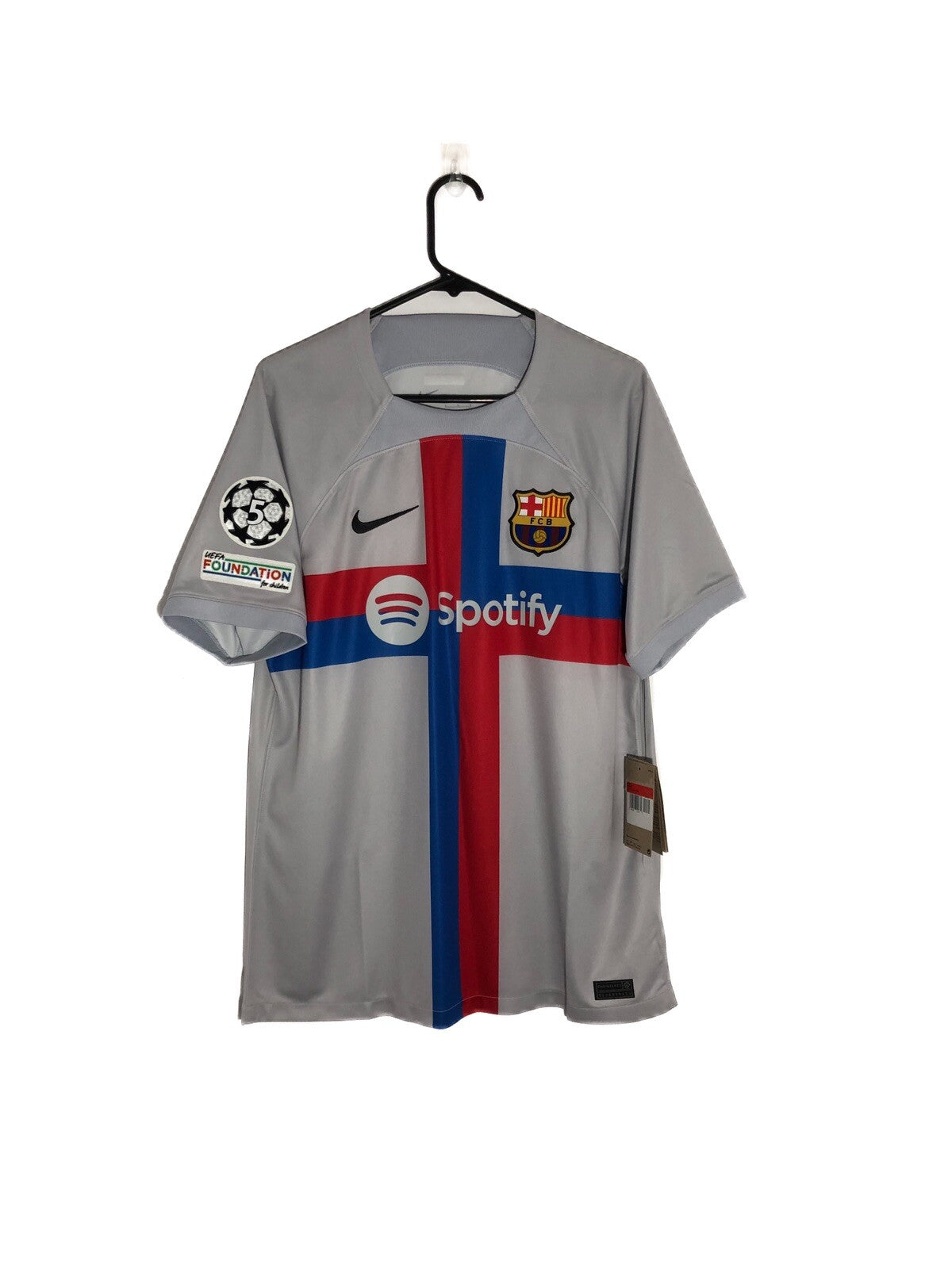 Barcelona Gavi #6 2022/23 Large CL 3rd Shirt BNWT DN2713-044