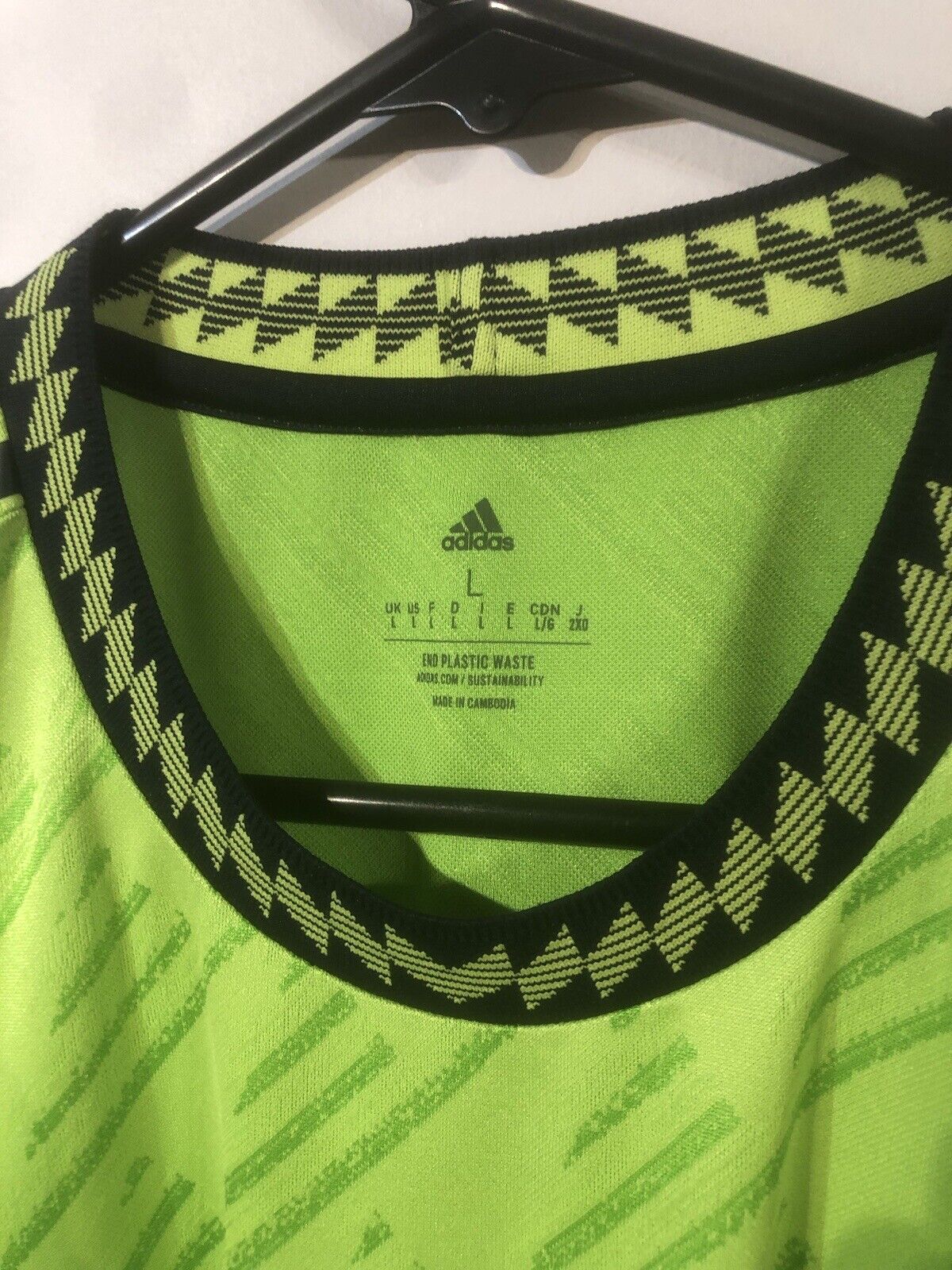 Rashford #10 Manchester United 2022/23 3rd Authentic Large Shirt Adidas BNWT