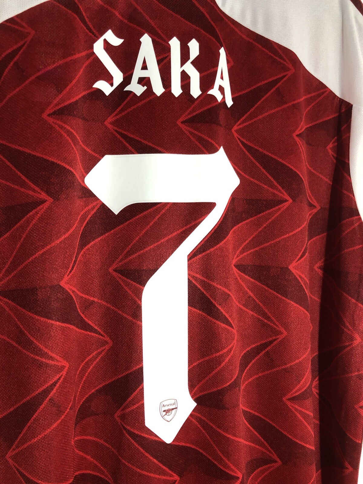 Arsenal Saka #7 2020/21 Euro XL Home Shirt BNWT EH5817