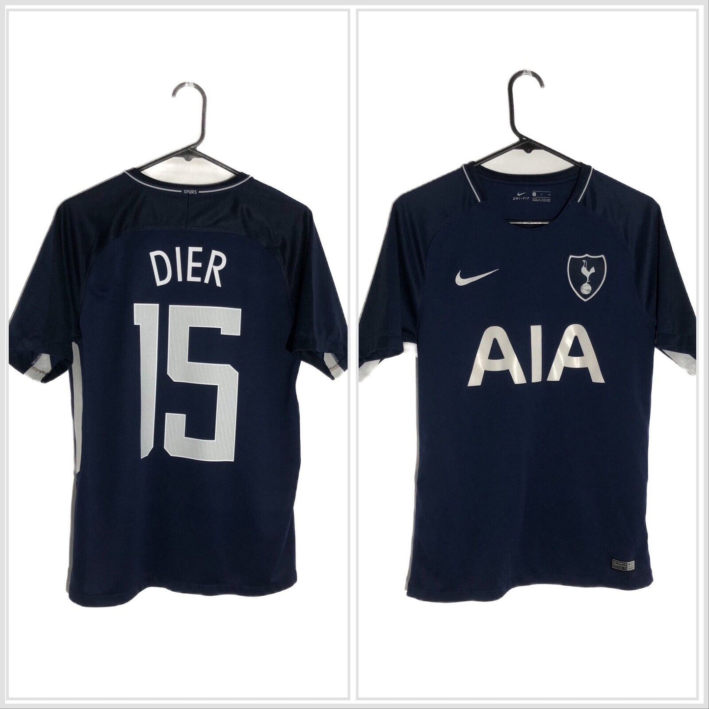 Dier 15 Tottenham Hotspur 2017 18 Small Away Excellent Condition 896316 430