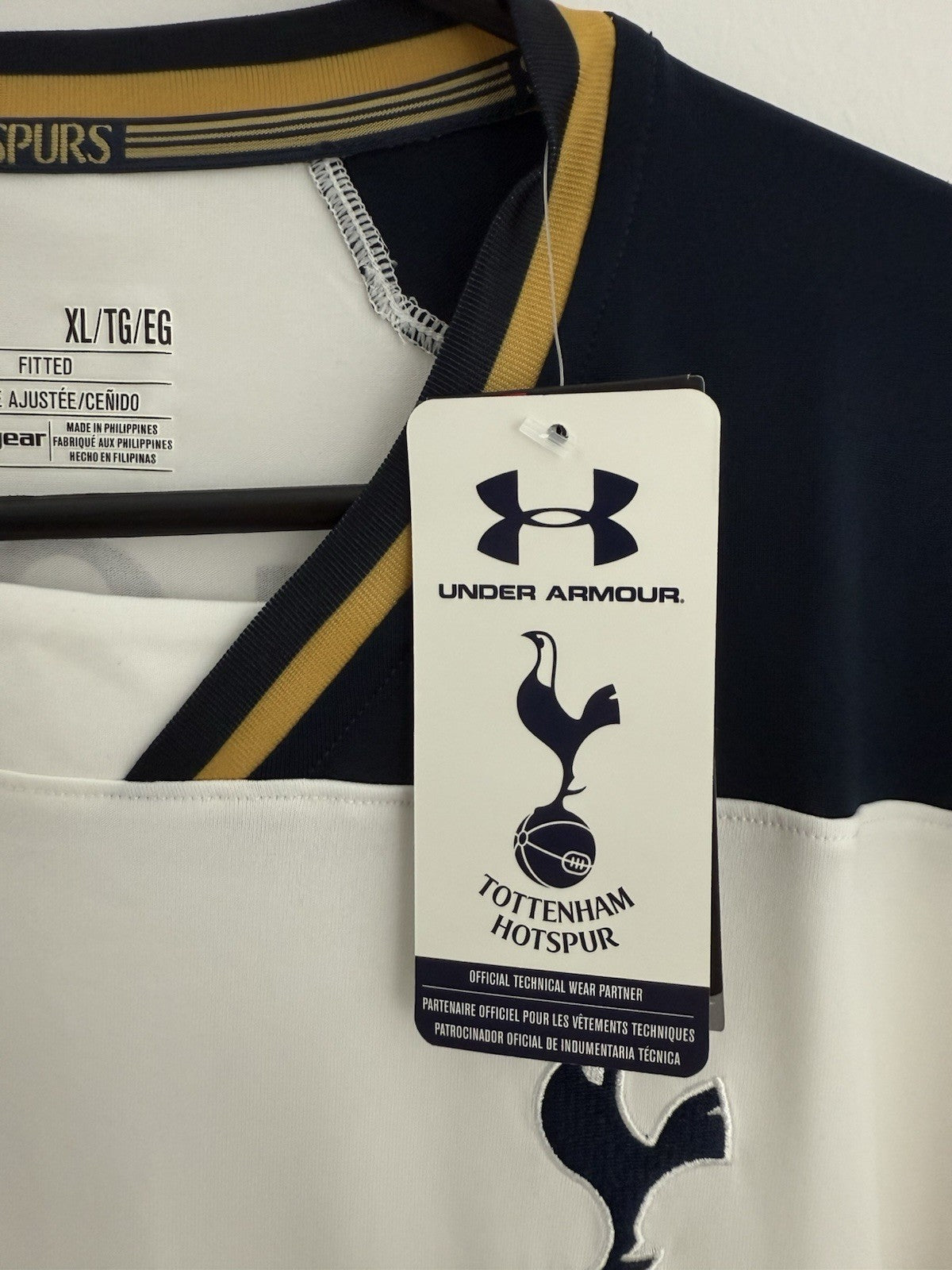 Tottenham Hotspur Son #7 2016/17 XL CL Home Shirt UA BNWT 1276013