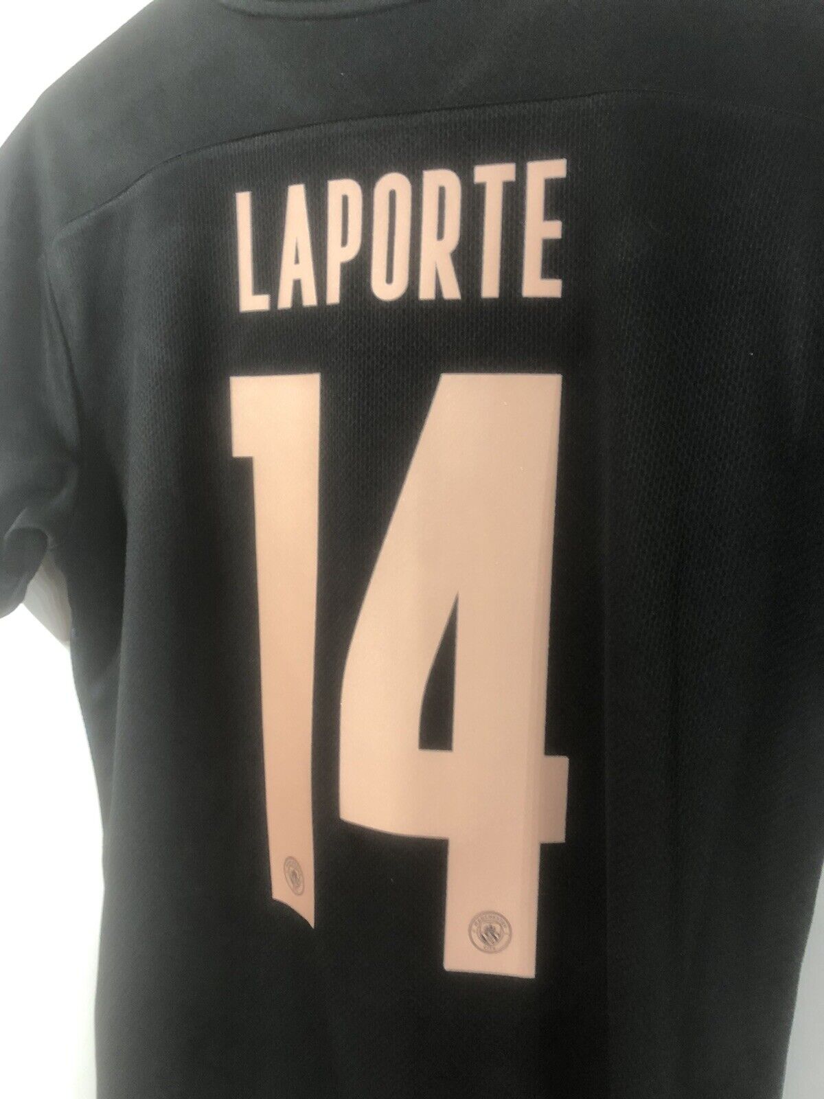 Laporte 14 Manchester City 2020 21 Medium Away Excellent Condition 757065 02