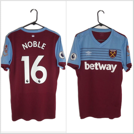 Noble 16 West Ham United 2019 20 Medium Home Shirt Umbro Excellent Condition
