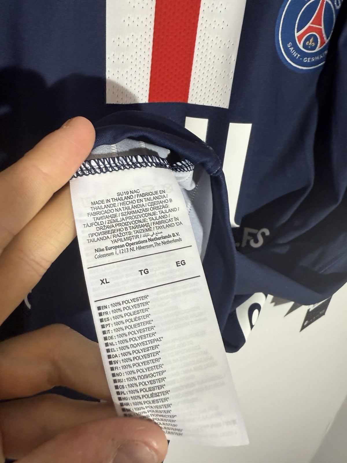 Paris St Germain Marquinhos #5 Vaporknit XL Home 2019/20 Shirt BNWT CQ0350-410