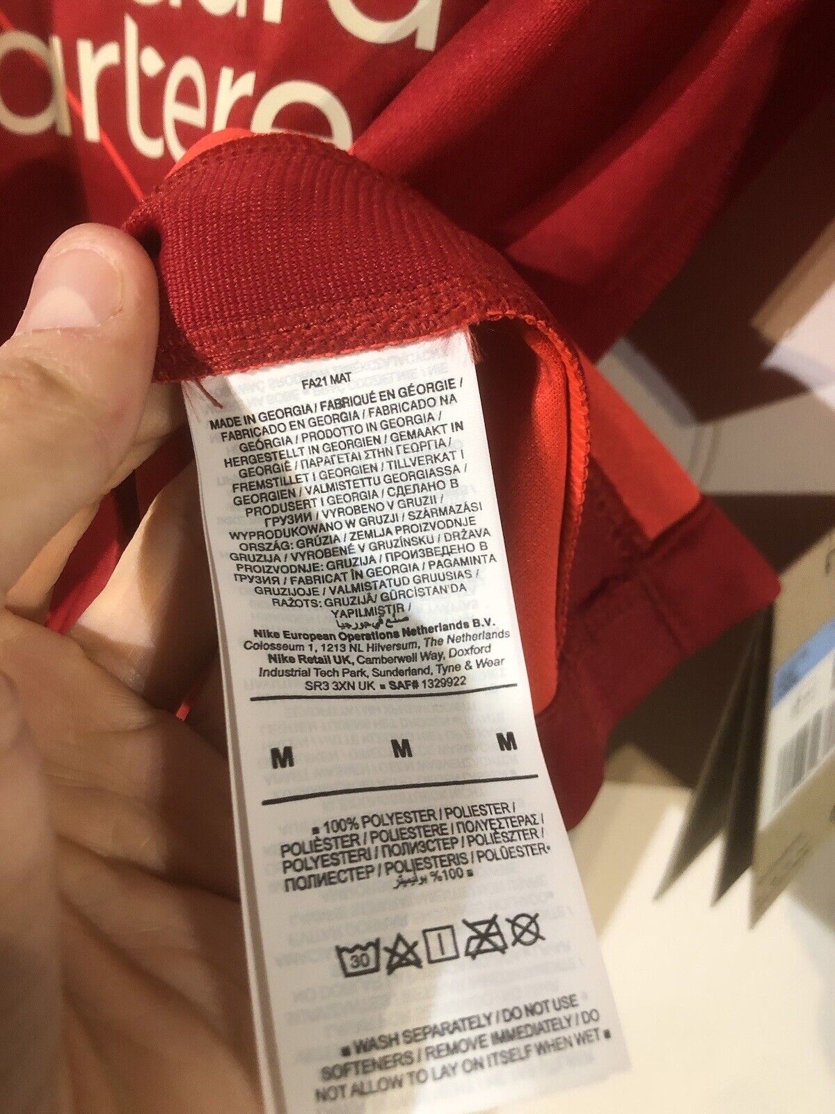 Henderson #14 Liverpool Medium BNWT 2021/22 Champions League Home Shirt Nike