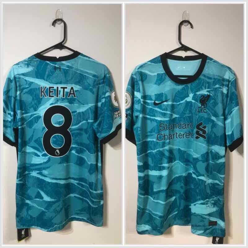 Keita #8 Liverpool Medium 2020/21 Away Shirt Jersey Nike BNWT