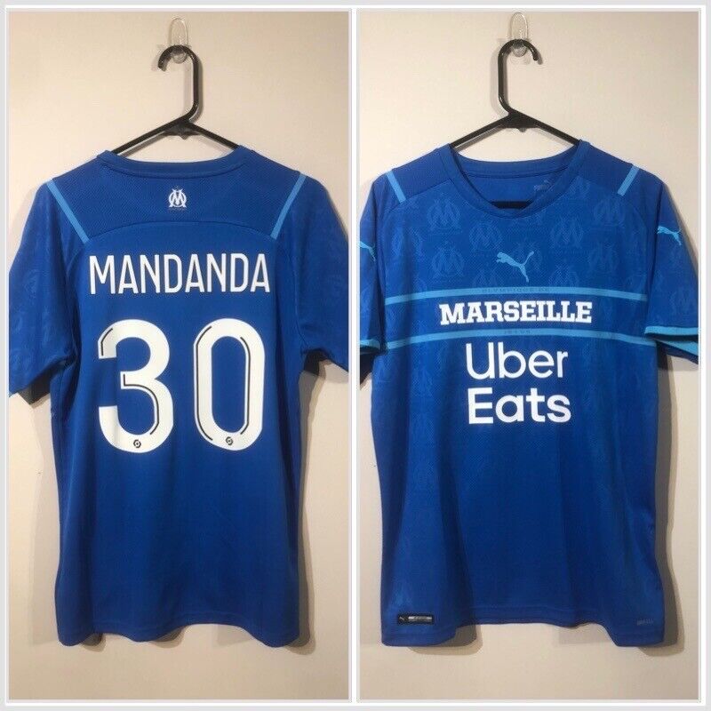 Mandanda #30 Olympique Marseille 2021/22 Medium 3rd Shirt Puma BNWT