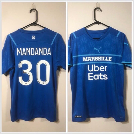 Mandanda #30 Olympique Marseille 2021/22 Medium 3rd Shirt Puma BNWT