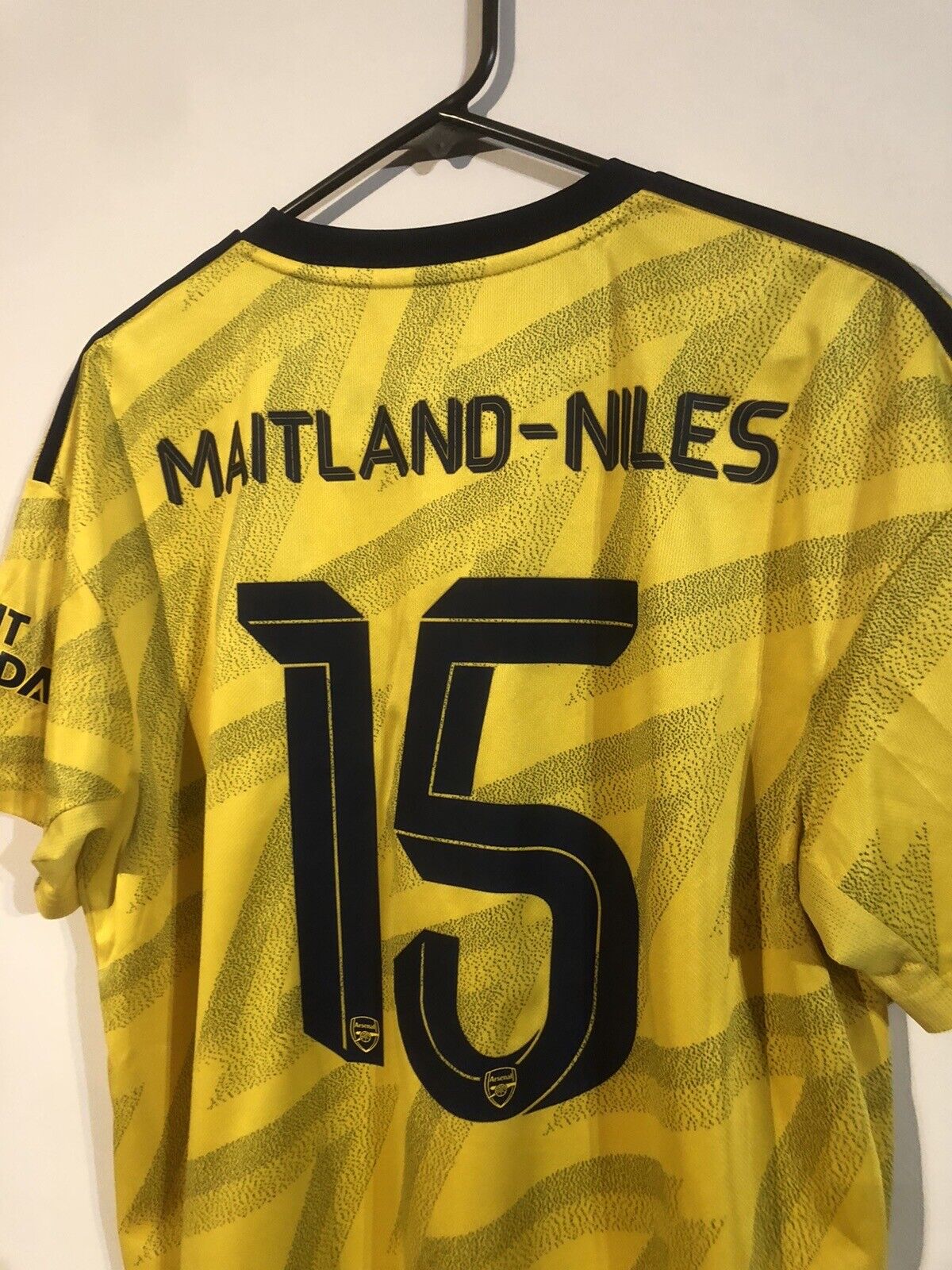 Mainland-Niles #15 Arsenal 2019/20 Large Away Shirt Excellent Condition EH5635