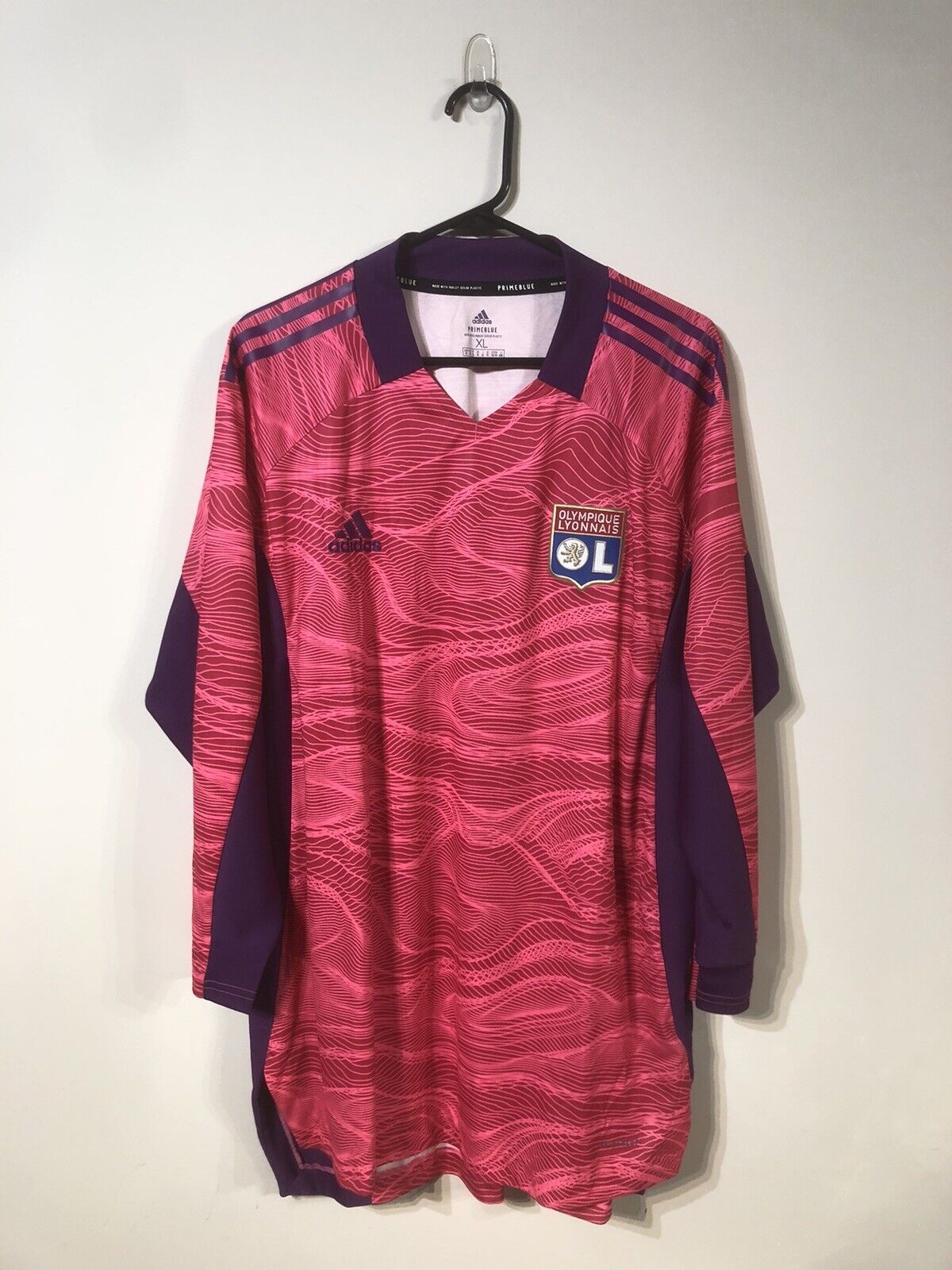 Olympique Lyon 2021/22 3rd X-Large Goalkeeper Football Shirt Adidas BNWT