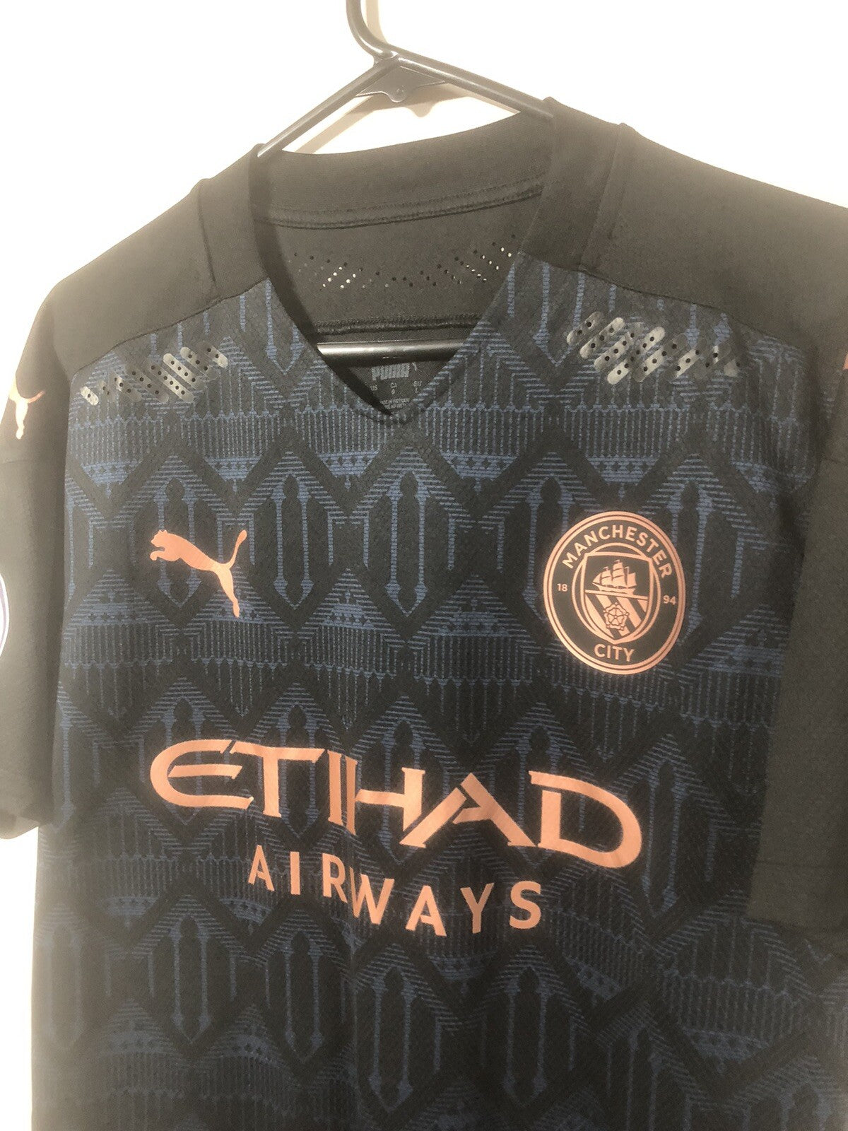 Man City Foden #47 2020/21 Large Authentic Away Excellent Condition 757005-02