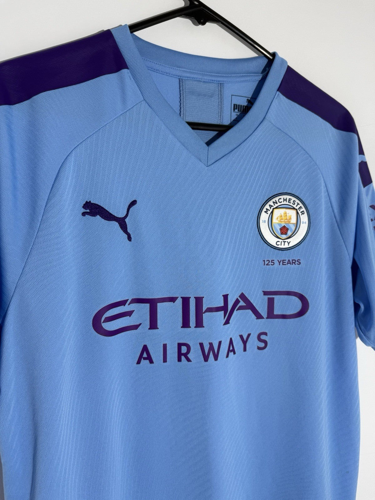 Manchester City Foden #47 2019/20 Large Home Shirt Excellent Condition 755586-01
