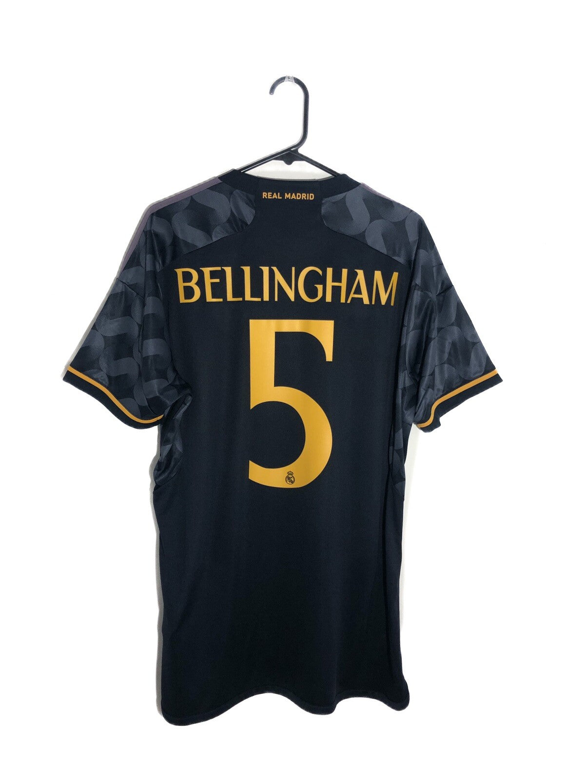 Real Madrid Bellingham #5 2023/24 Large Away Shirt BNWT IJ5901