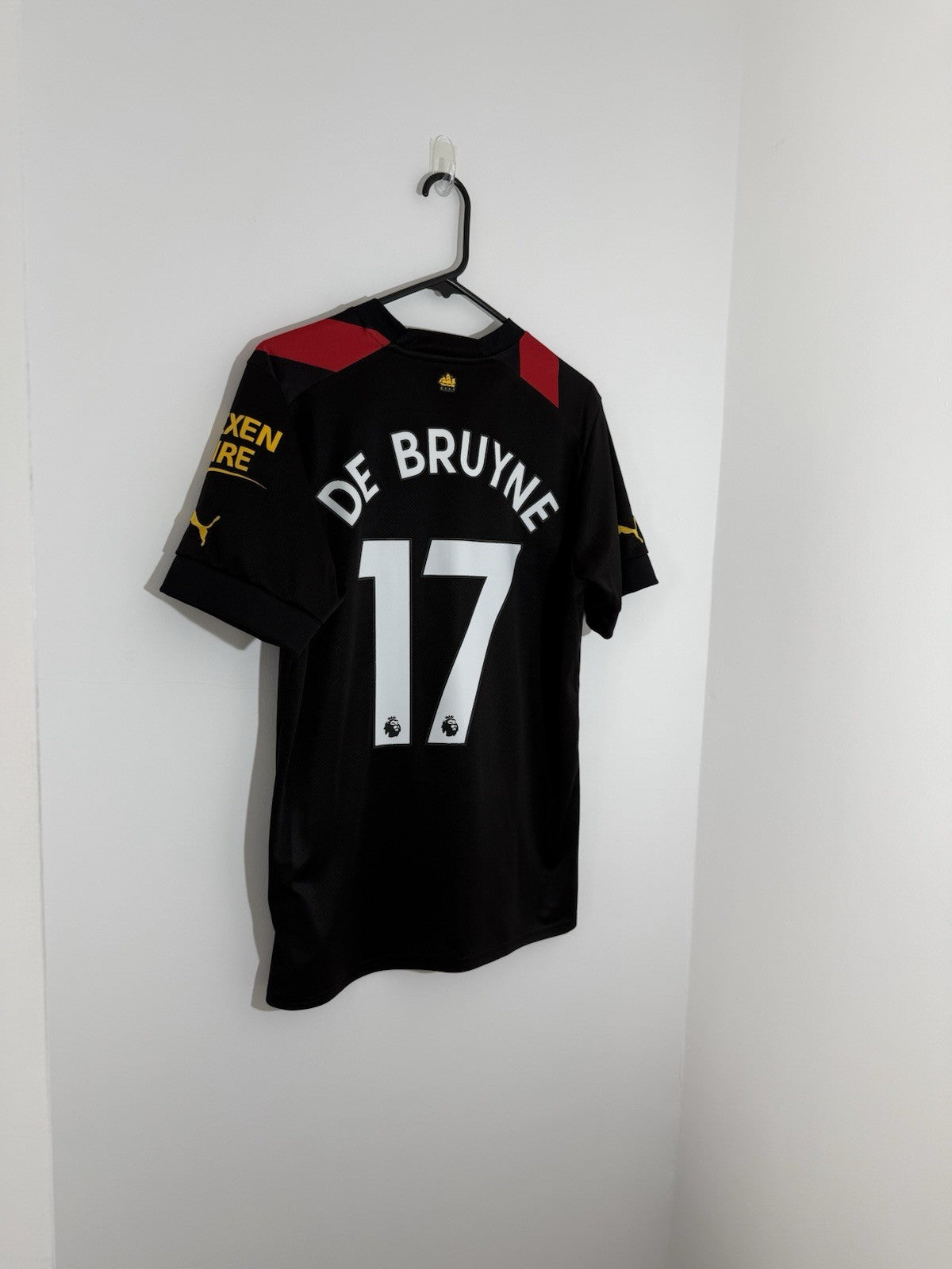 Man City De Bruyne #17 2022/23 Medium Away Shirt Excellent Condition 765722-02