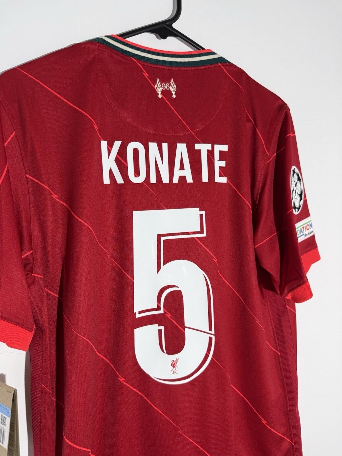 Liverpool Konate #5 2021/22 Medium Home Shirt Nike BNWT DB2560-688