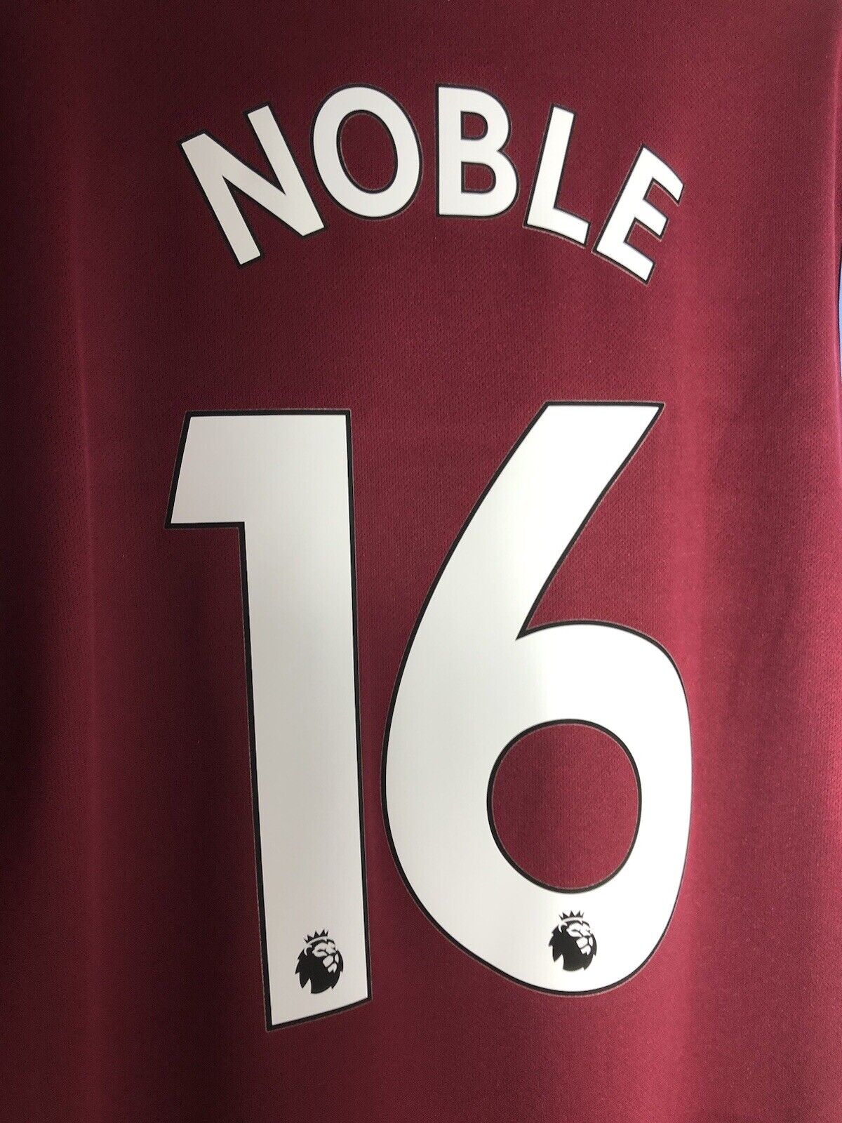 Noble 16 West Ham United 2019 20 Medium Home Shirt Umbro Excellent Condition