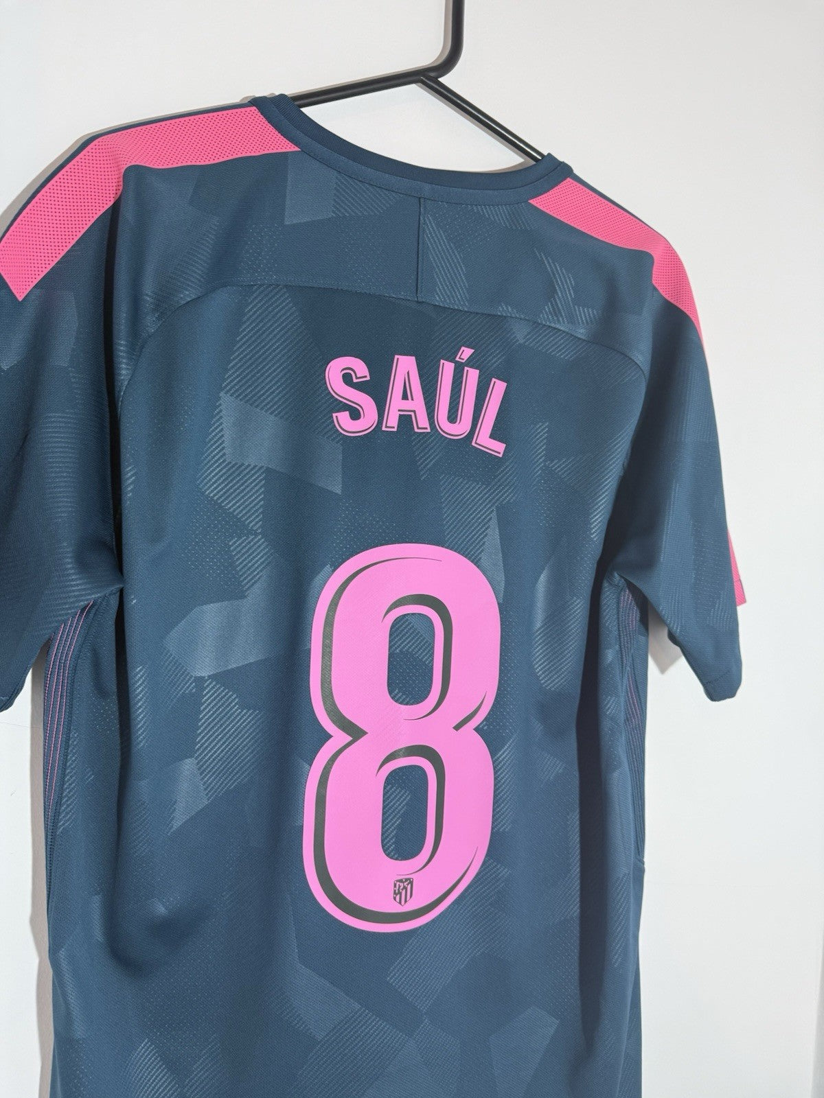 Atletico Madrid Saul #8 2017/18 Large 3rd Shirt Excellent Condition 851468-426