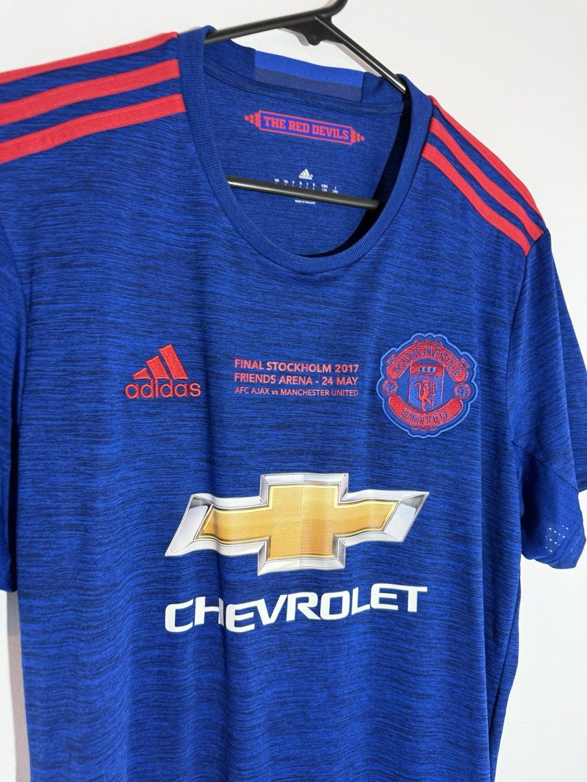 Manchester United 2016/17 Large Away EL Final Shirt Excellent Condition AI6704