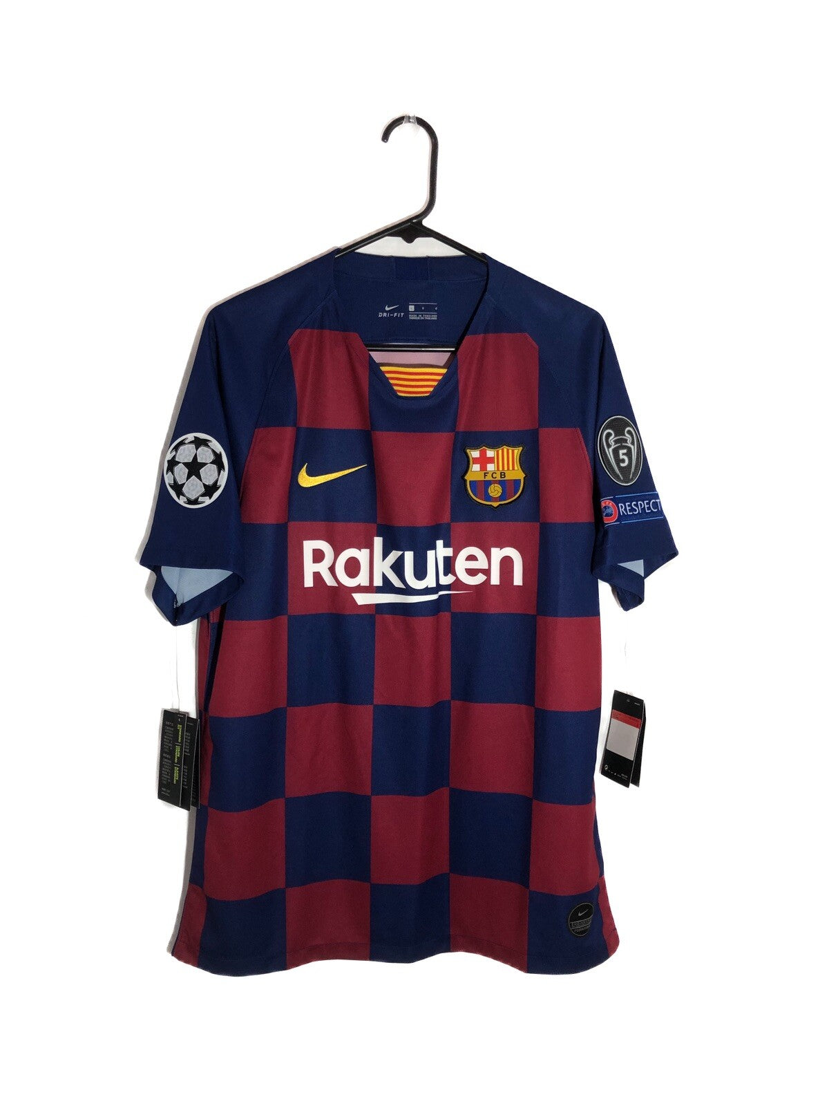 Barcelona Griezmann #17 2019/20 Large CL Home Shirt BNWT AJ5532-455