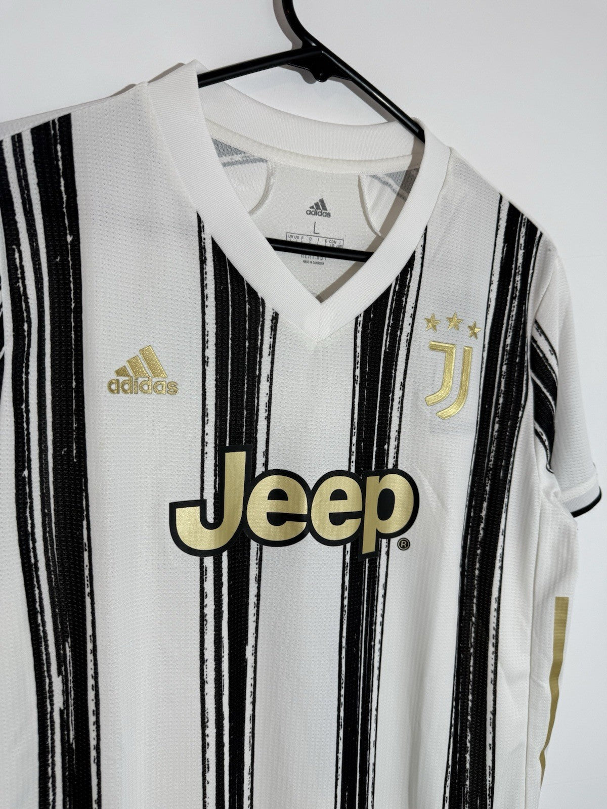Juventus Ronaldo #7 2020/21 Womens Large Home Authentic Shirt BNWT GC9086