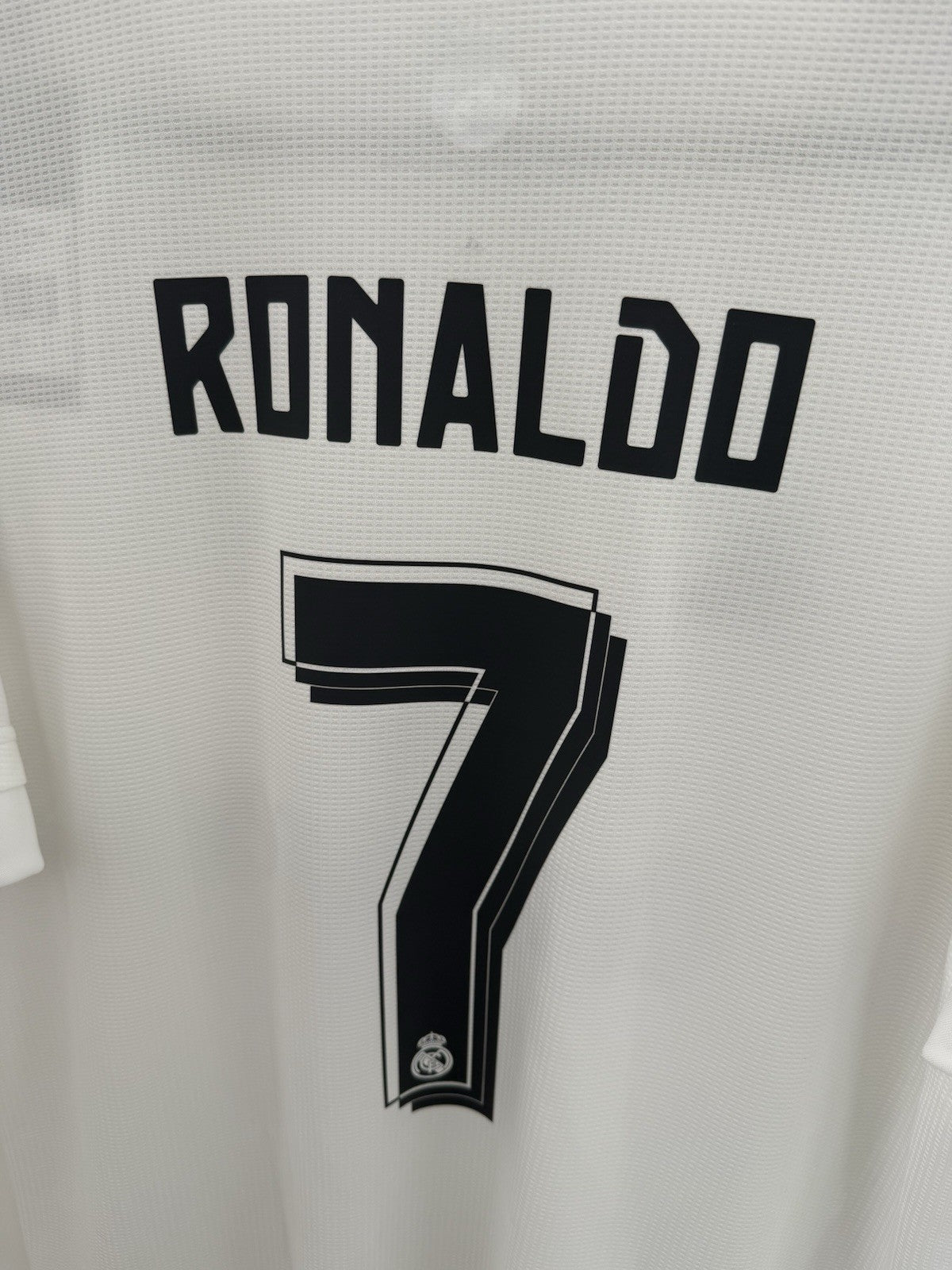 Real Madrid Ronaldo #7 2015/16 XL Champions League Home Shirt BNWT S12614