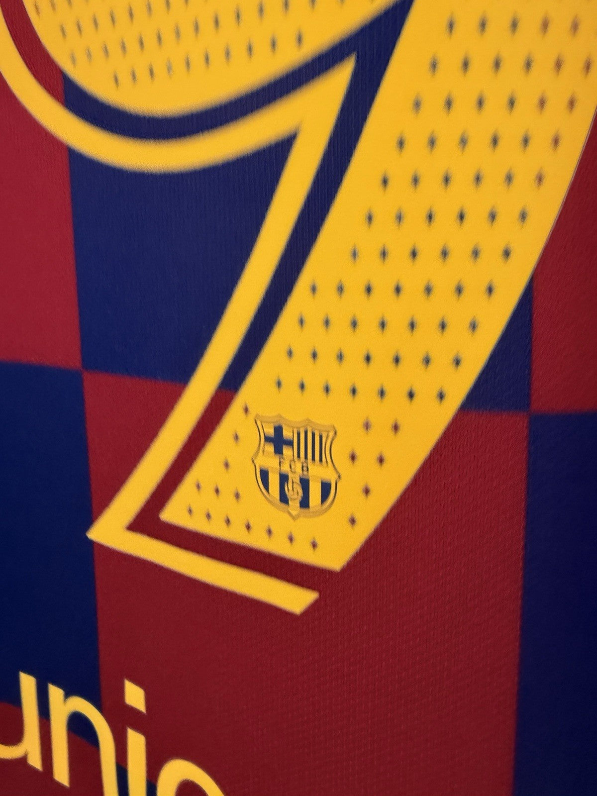 Barcelona Suarez #9 2019/20 Medium Home Shirt Excellent Condition AJ5532-456