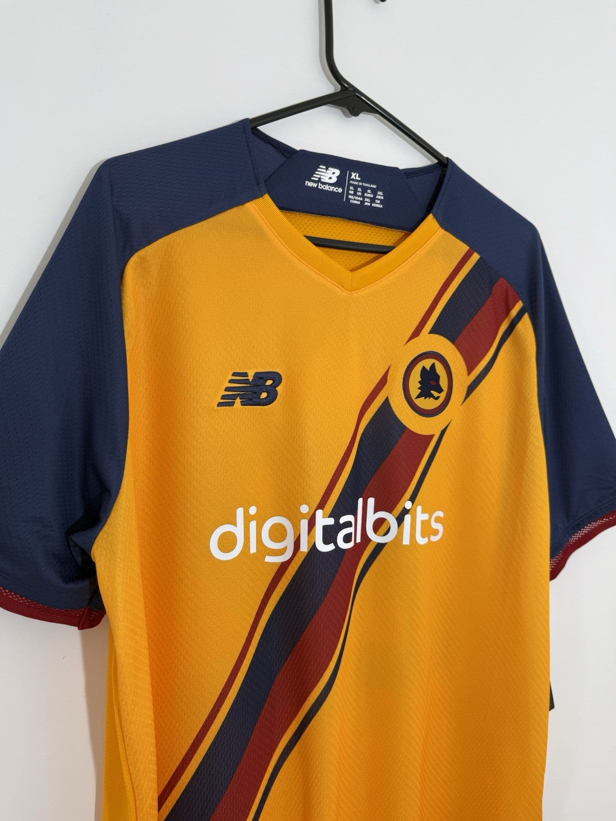 AS Roma Zaniolo #22 2021/22 XL 3rd Shirt New Balance BNWT MT130222