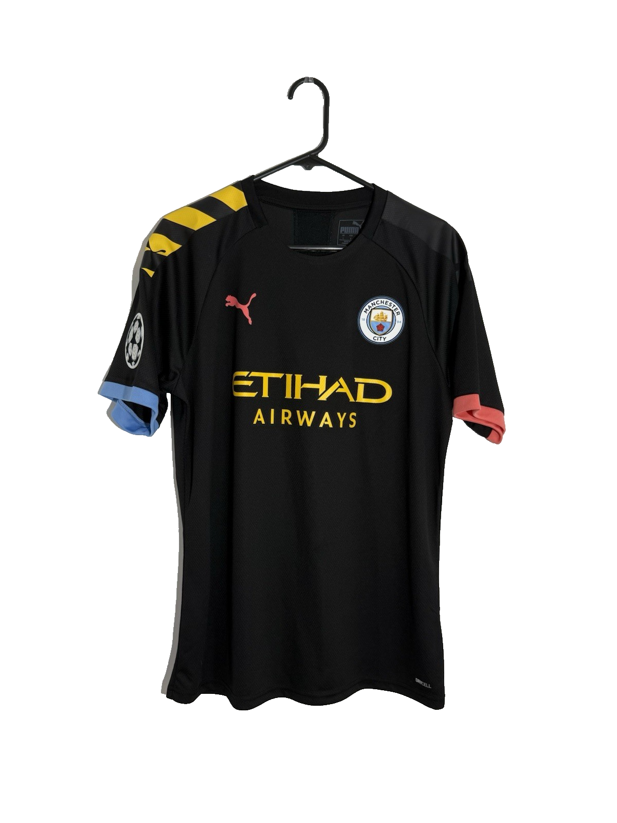 Man City Silva #21 2019/20 Large Away Authentic Excellent Condition 755574-02