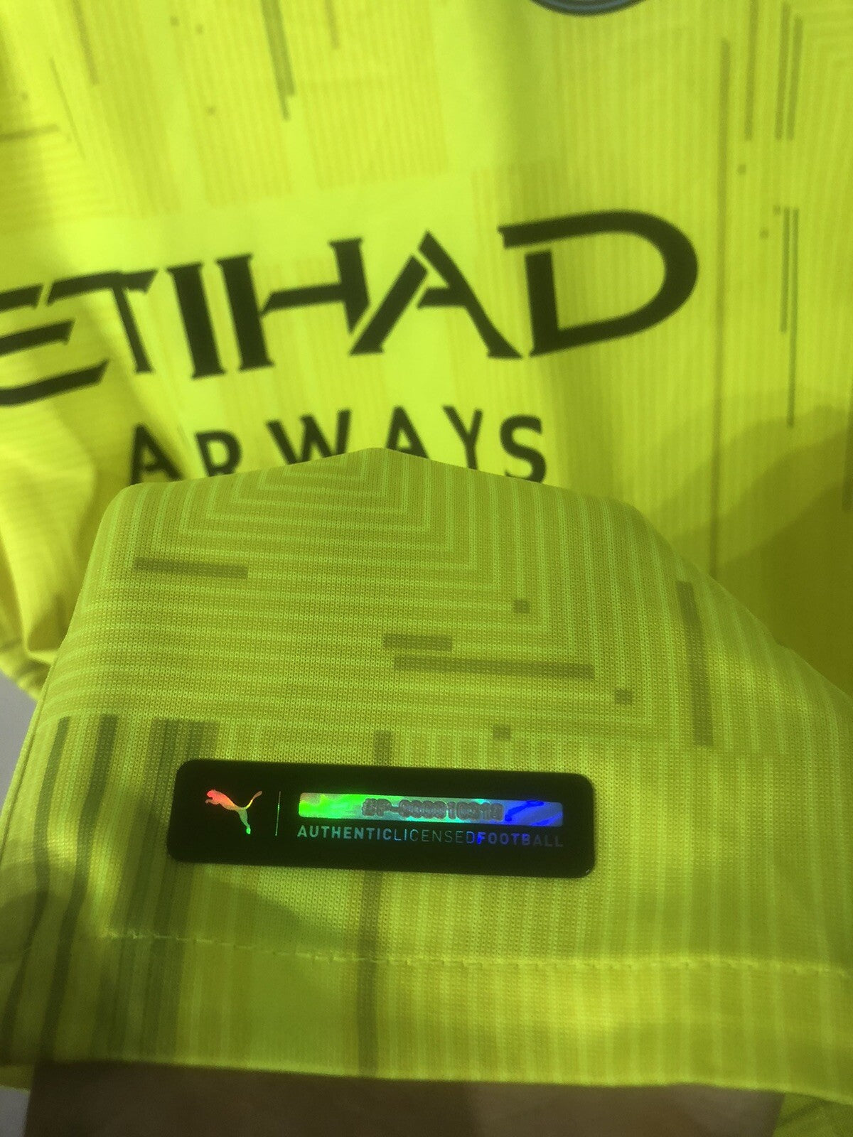 Manchester City Ederson #31 2021/22 XL Authentic GK Excellent Condion 759185-99