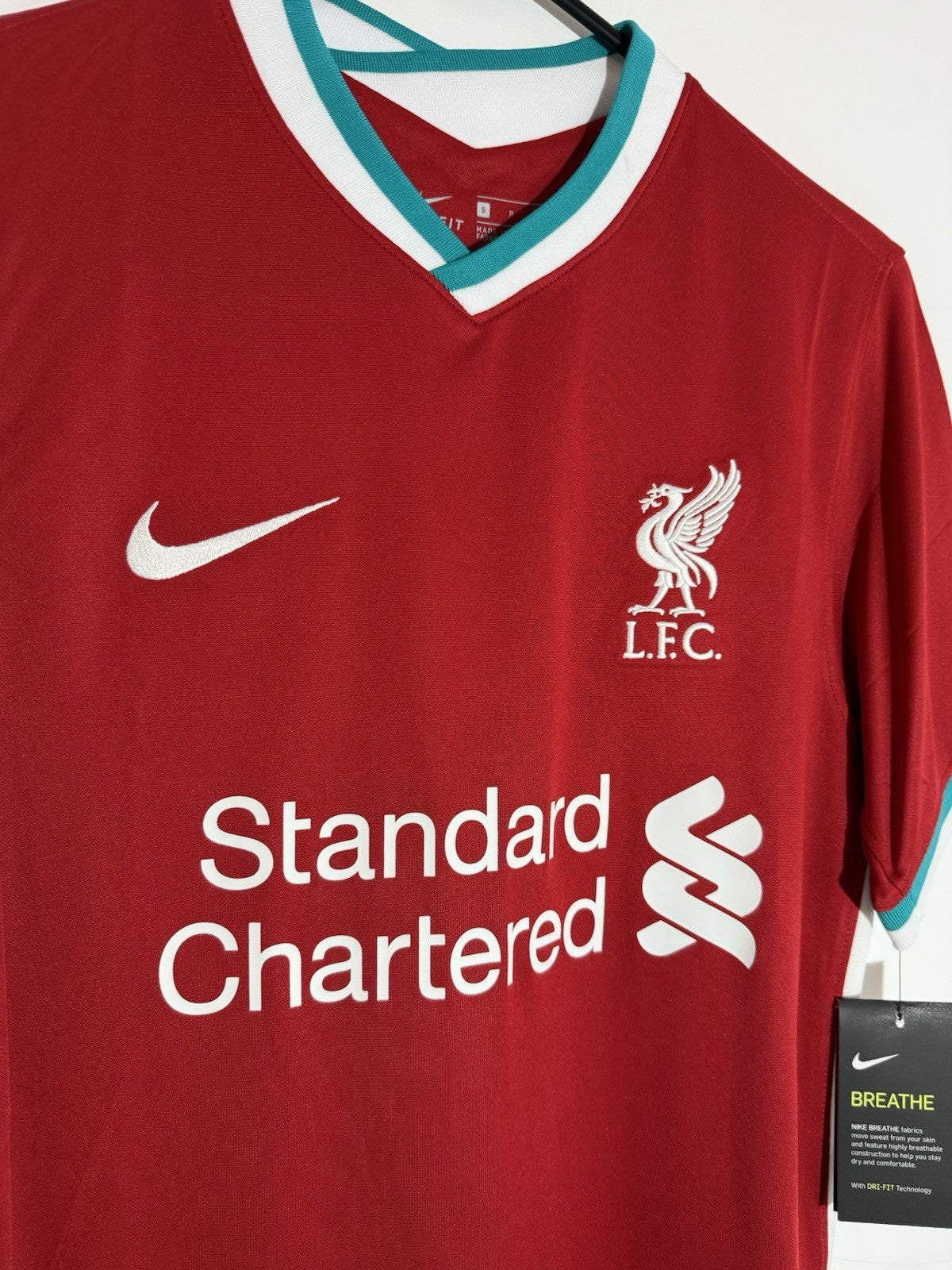 Liverpool Virgil #4 Small 2020/21 Home Shirt BNWT CZ2636-687